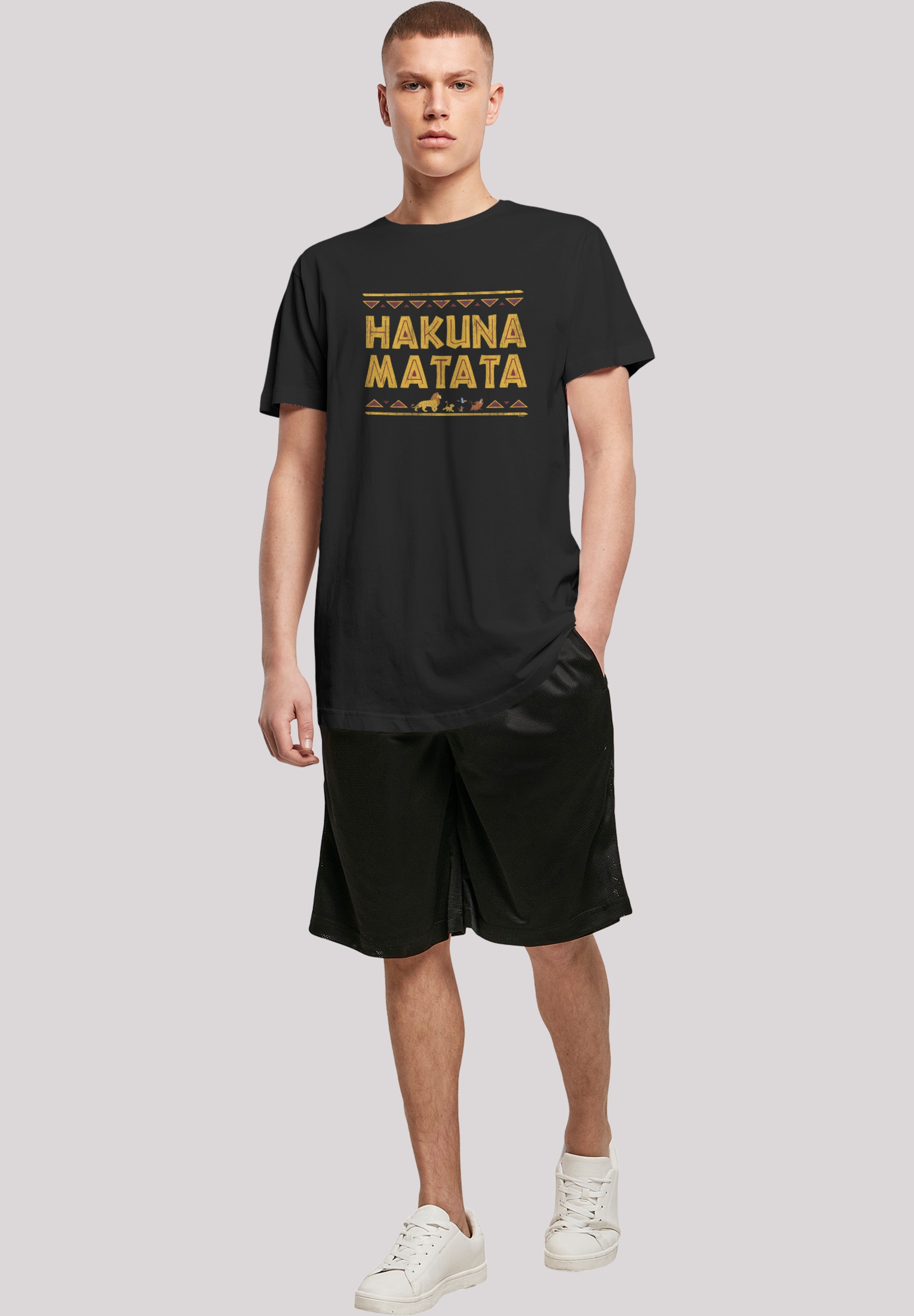 F4NT4STIC T-Shirt »König der Löwen Hakuna Matata'«, Print