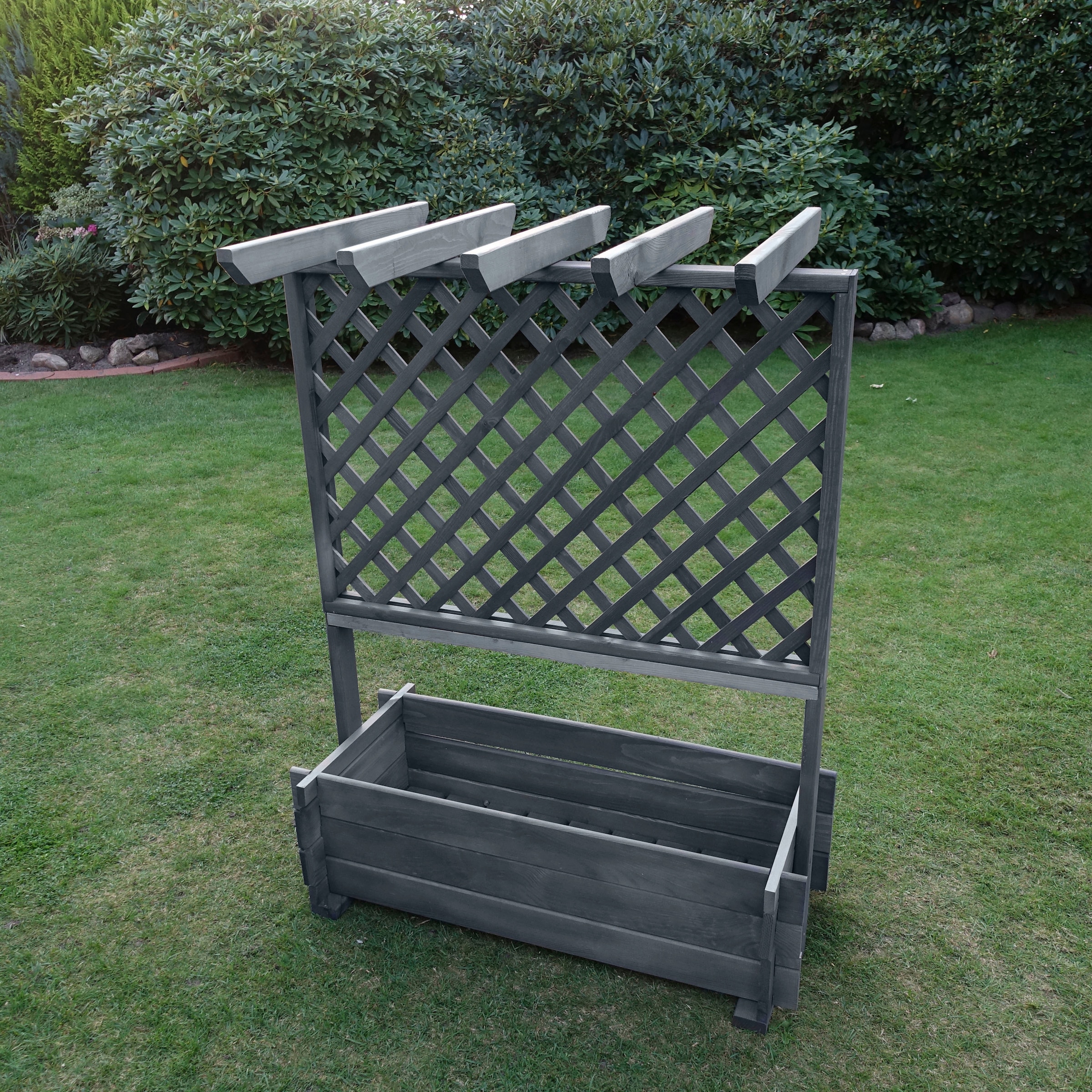 promadino Rankhilfe, Rankkasten mit Pergola, BxTxH: 112x65x139 cm