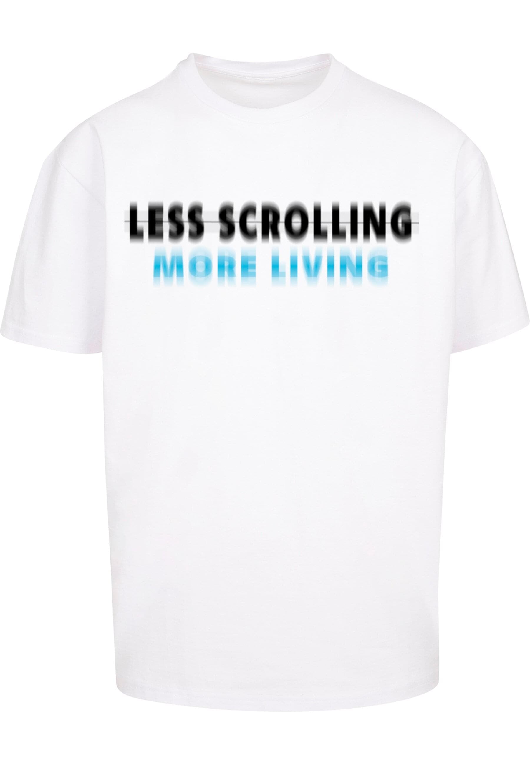 2Y Studios T-Shirt "2Y Studios Herren Less Scrolling Oversize Tee" günstig online kaufen