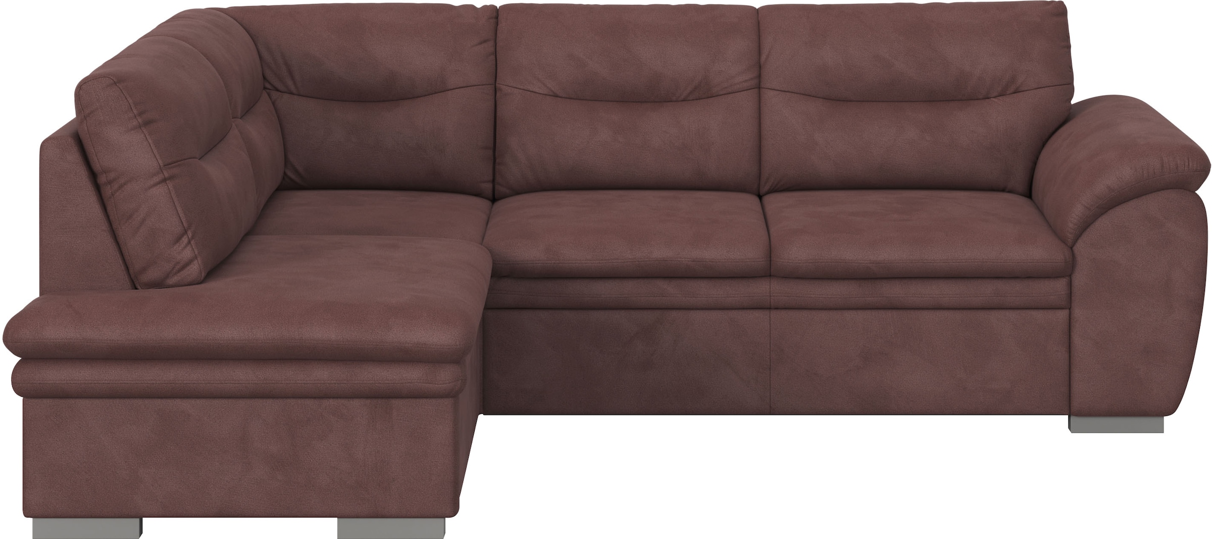 COTTA Ecksofa »Leandra L-Form«, wahlweise mit Bettfunktion & Bettkasten