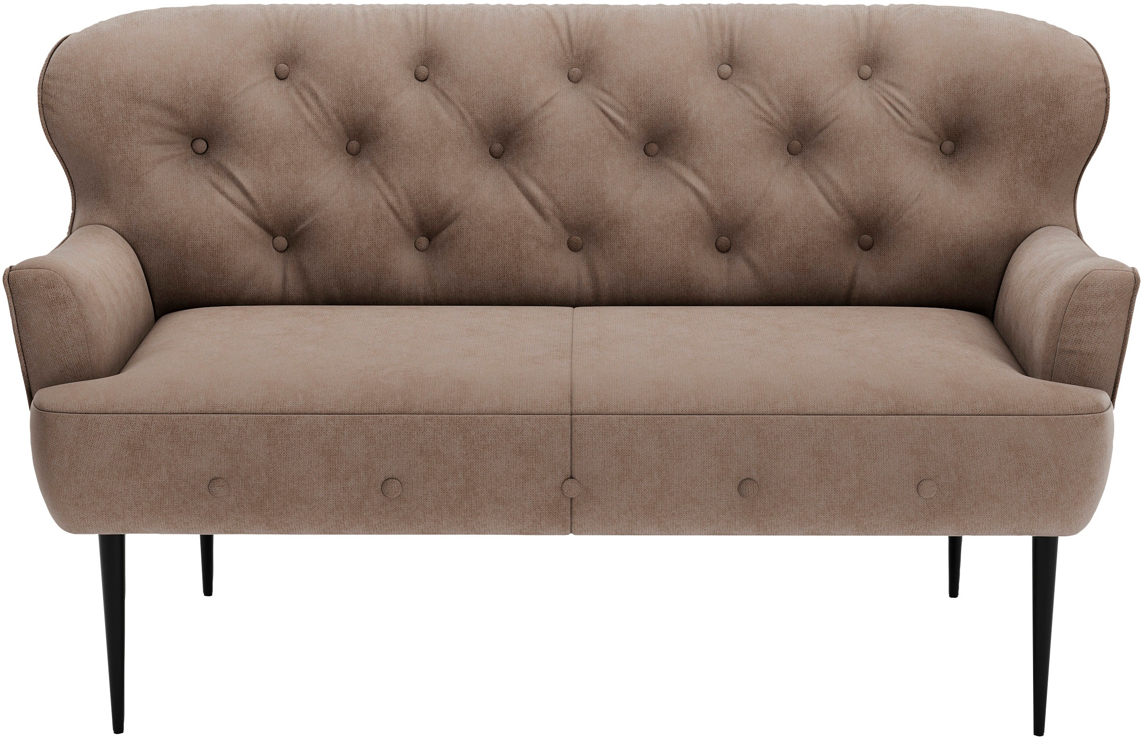 Home affaire 2-Sitzer "Amber" mit Knopfheftung,in verschieden Stoffarten günstig online kaufen