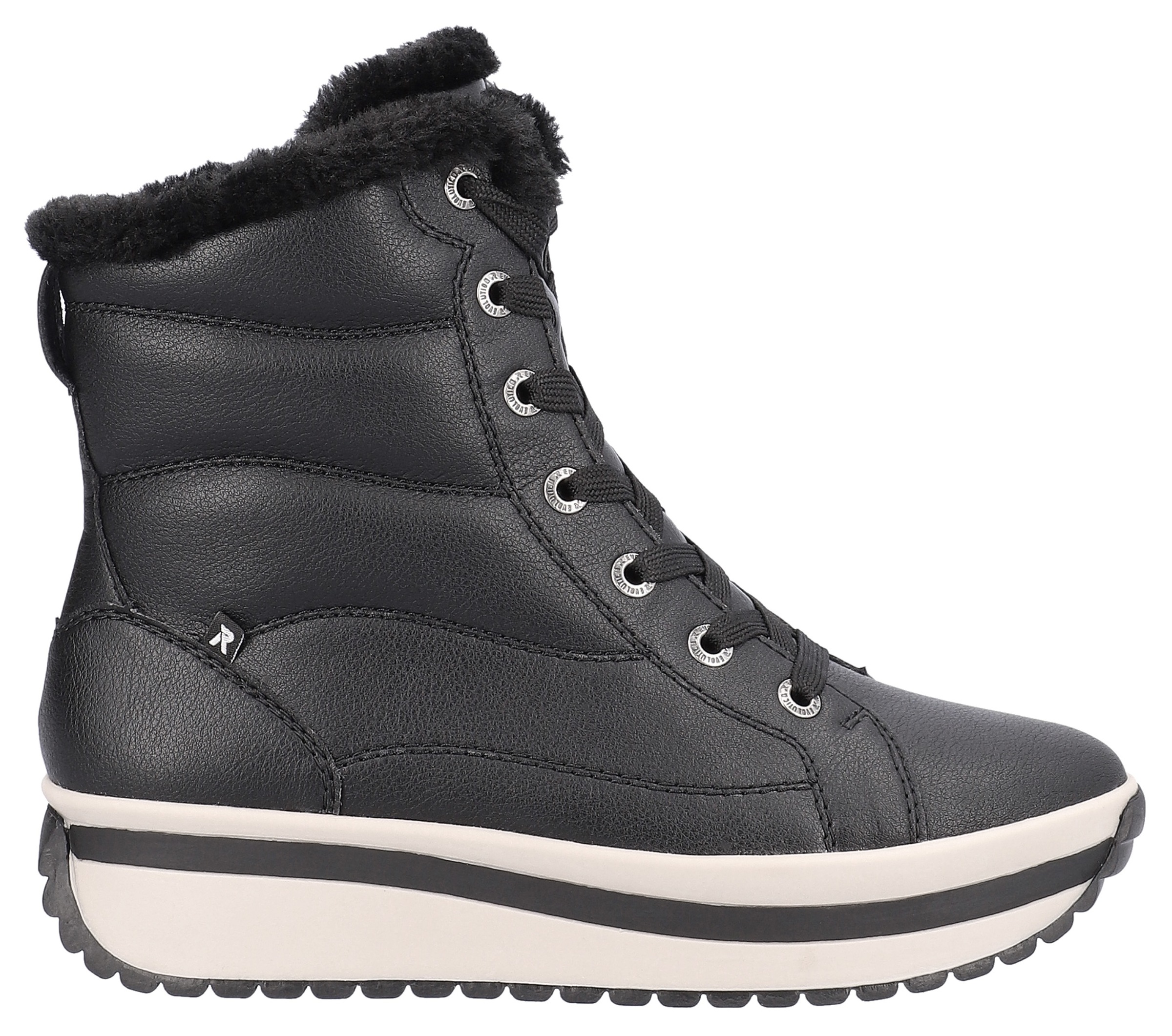 Rieker EVOLUTION Winterboots, Schnürboots, Stiefelette mit praktischem Innenreißverschluss