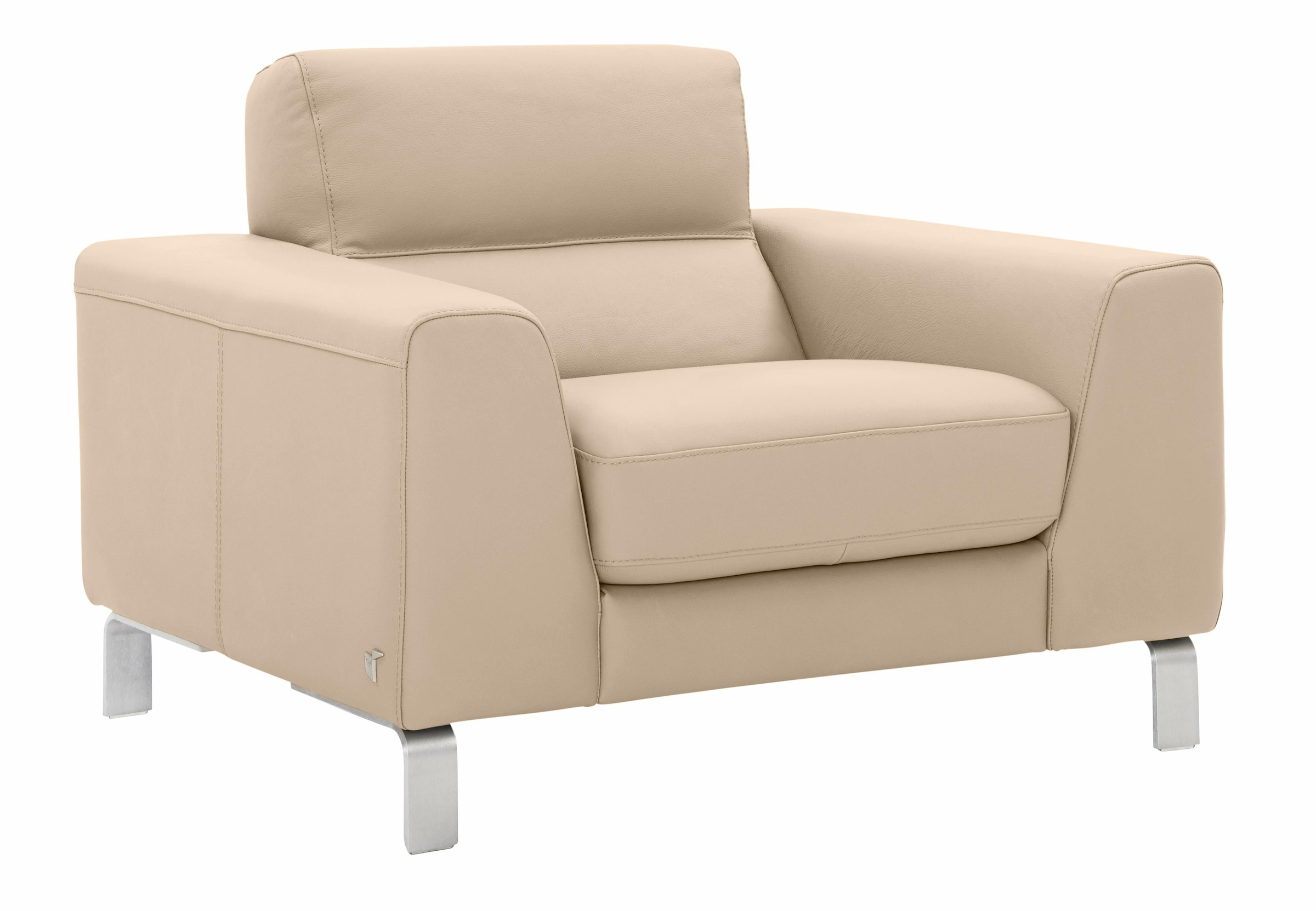 CALIA ITALIA Sessel "Simon Loungesessel, Designsessel", in zwei Lederqualit günstig online kaufen