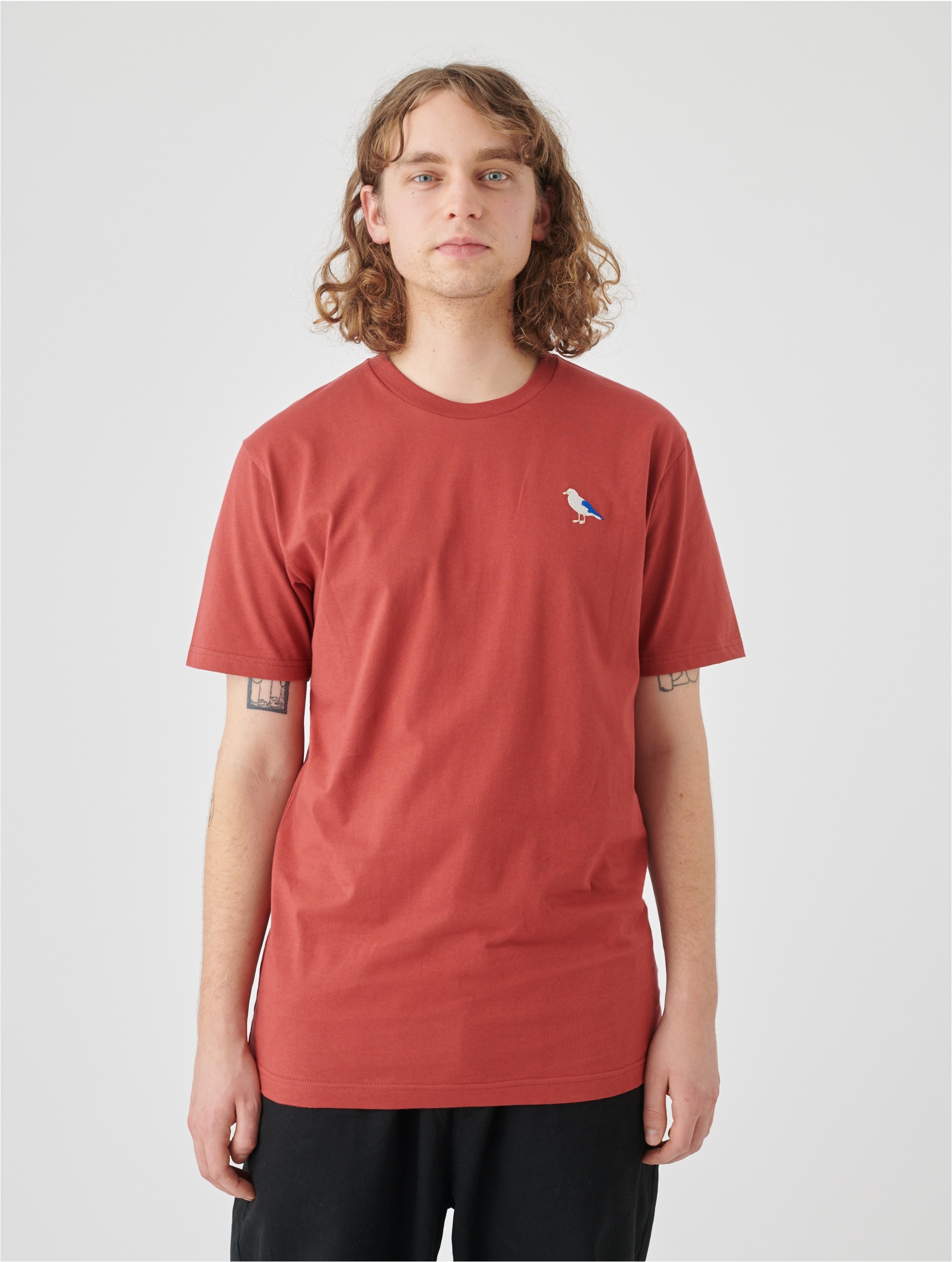 Cleptomanicx T-Shirt "Embro Gull" 1 Stk. tlg. mit Gull-Stickerei günstig online kaufen