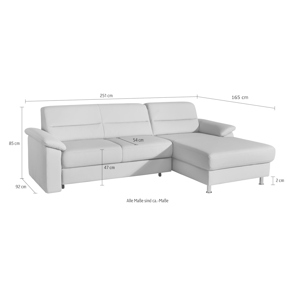 sit&more Ecksofa »Ascara L-Form«