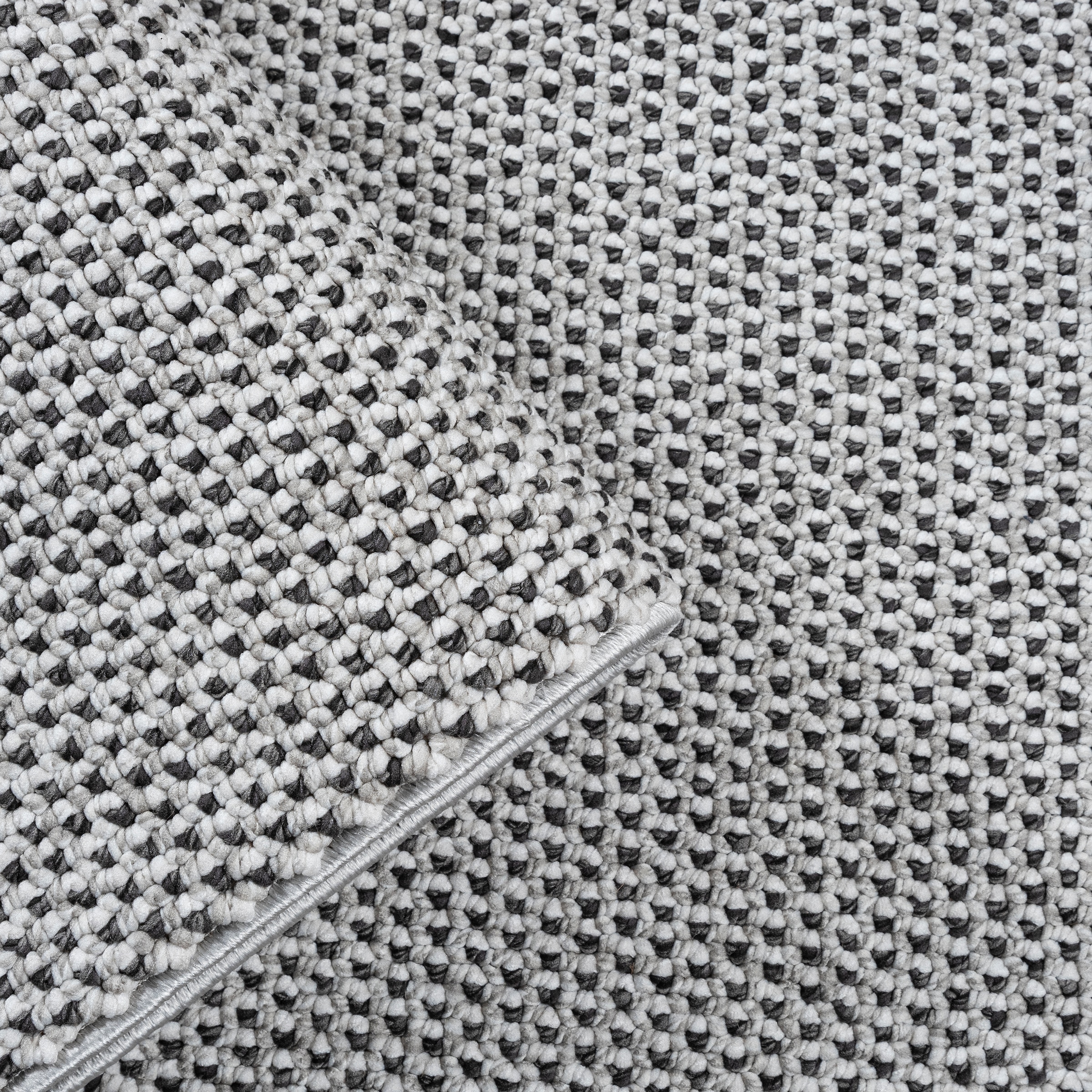 Sanat Teppich »Lora Plus, auch als Läufer«, rechteckig, 5 mm Höhe, Kurzflor, uni, gekettelt, Wohnzimmer, Kinderzimmer