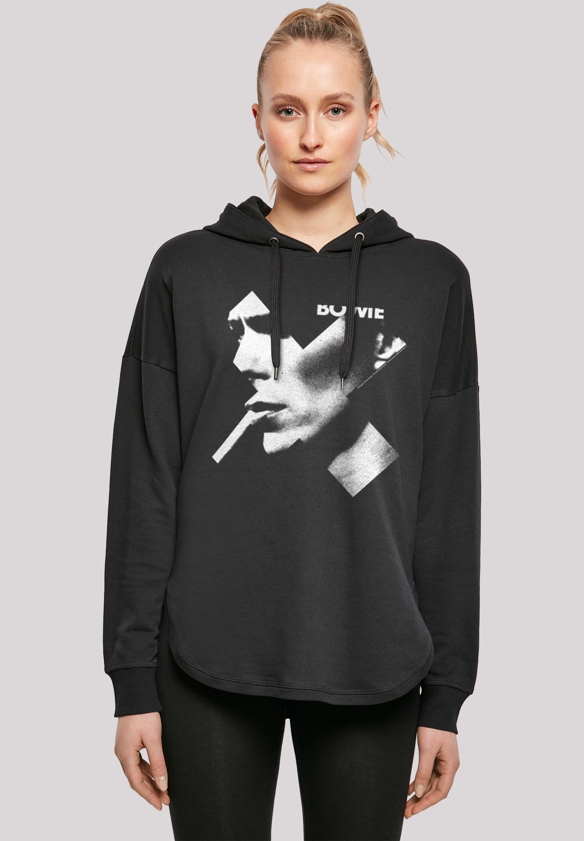 F4NT4STIC Kapuzenpullover "David Bowie Smoke Kreuz", Print günstig online kaufen
