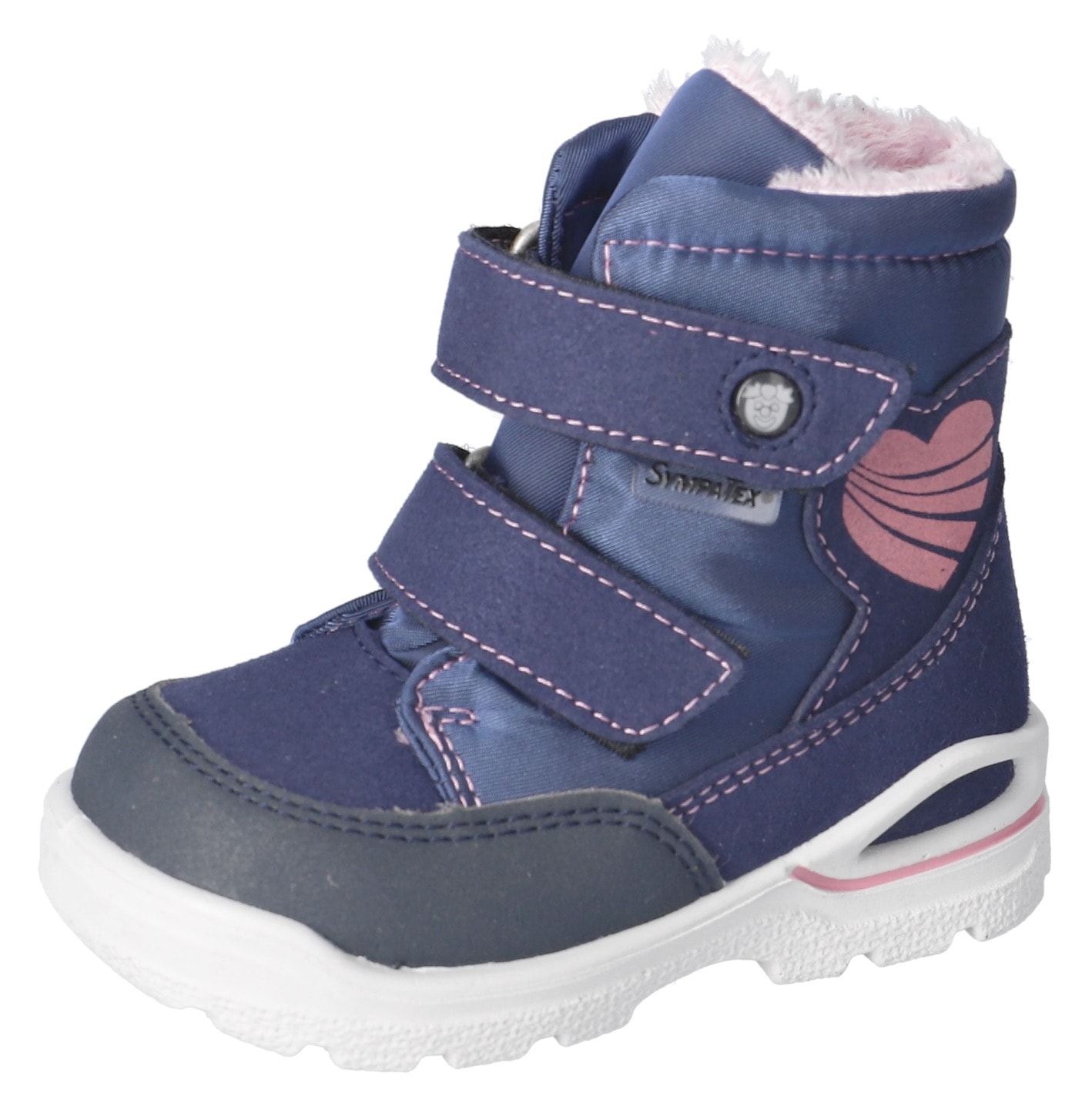 PEPINO by RICOSTA Klettstiefel »Fina WMS: normal«, Kindergartenschuh, Winterstiefel mit wasserdichter Sympatex Membran