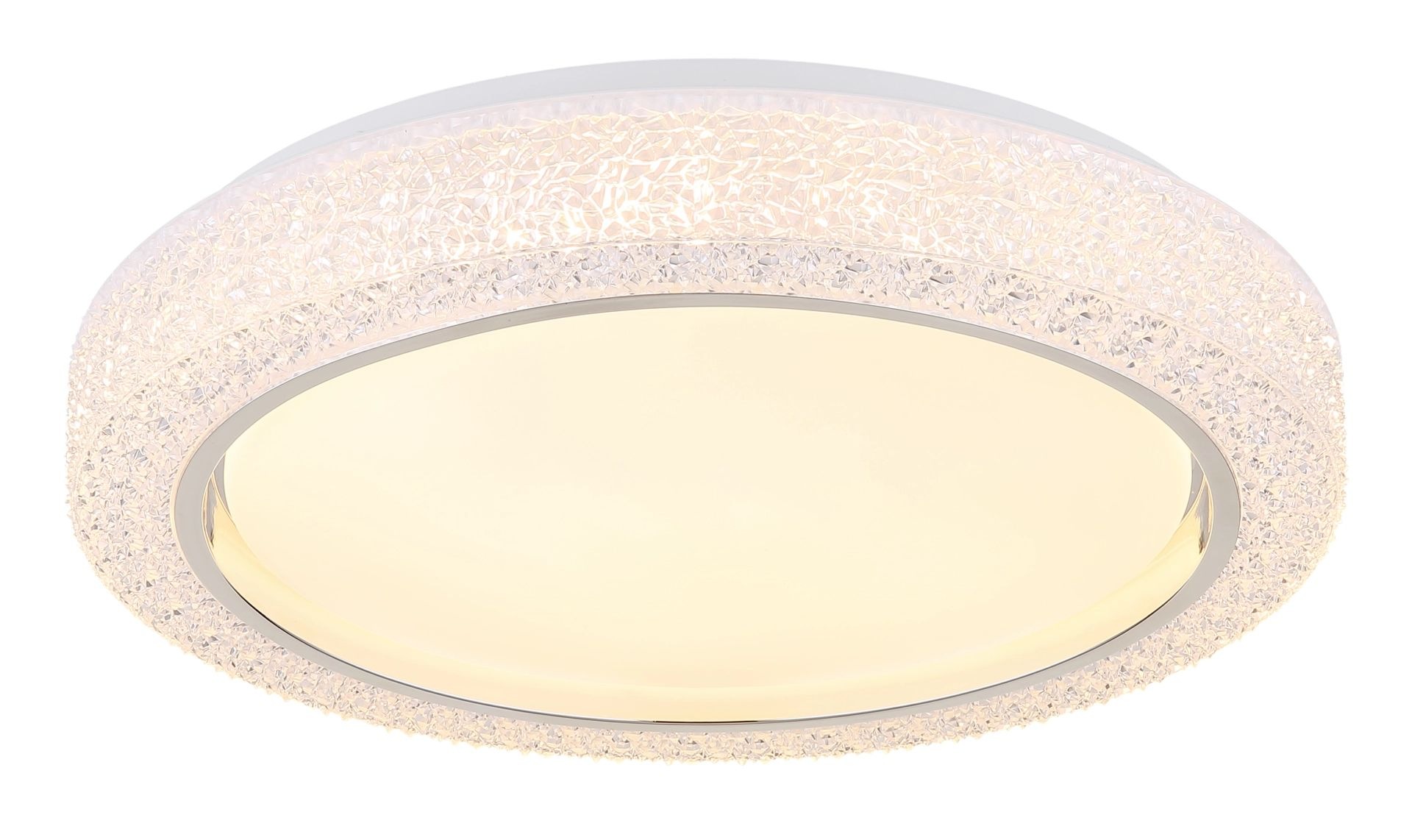 GLOBO LIGHTING LED Deckenleuchte »LIAMI«, Leuchtmittel LED-Modul | LED fest integriert, Deckenlampe, Kristalle, Wohnzimmer, Schlafzimmer, elegant