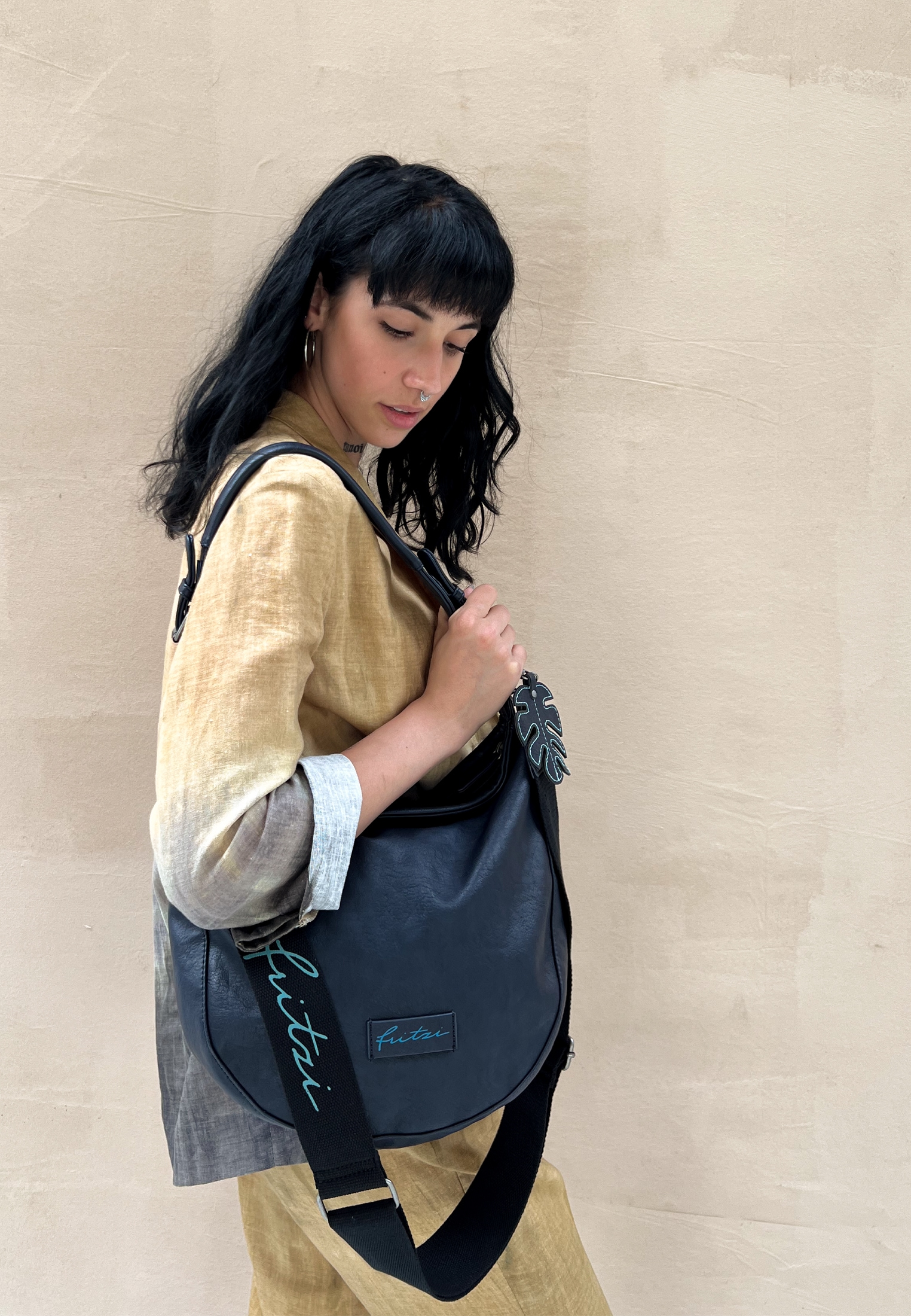 Fritzi aus Preußen Schultertasche »Eco Hobo«, aus veganen und recycelten Materialien