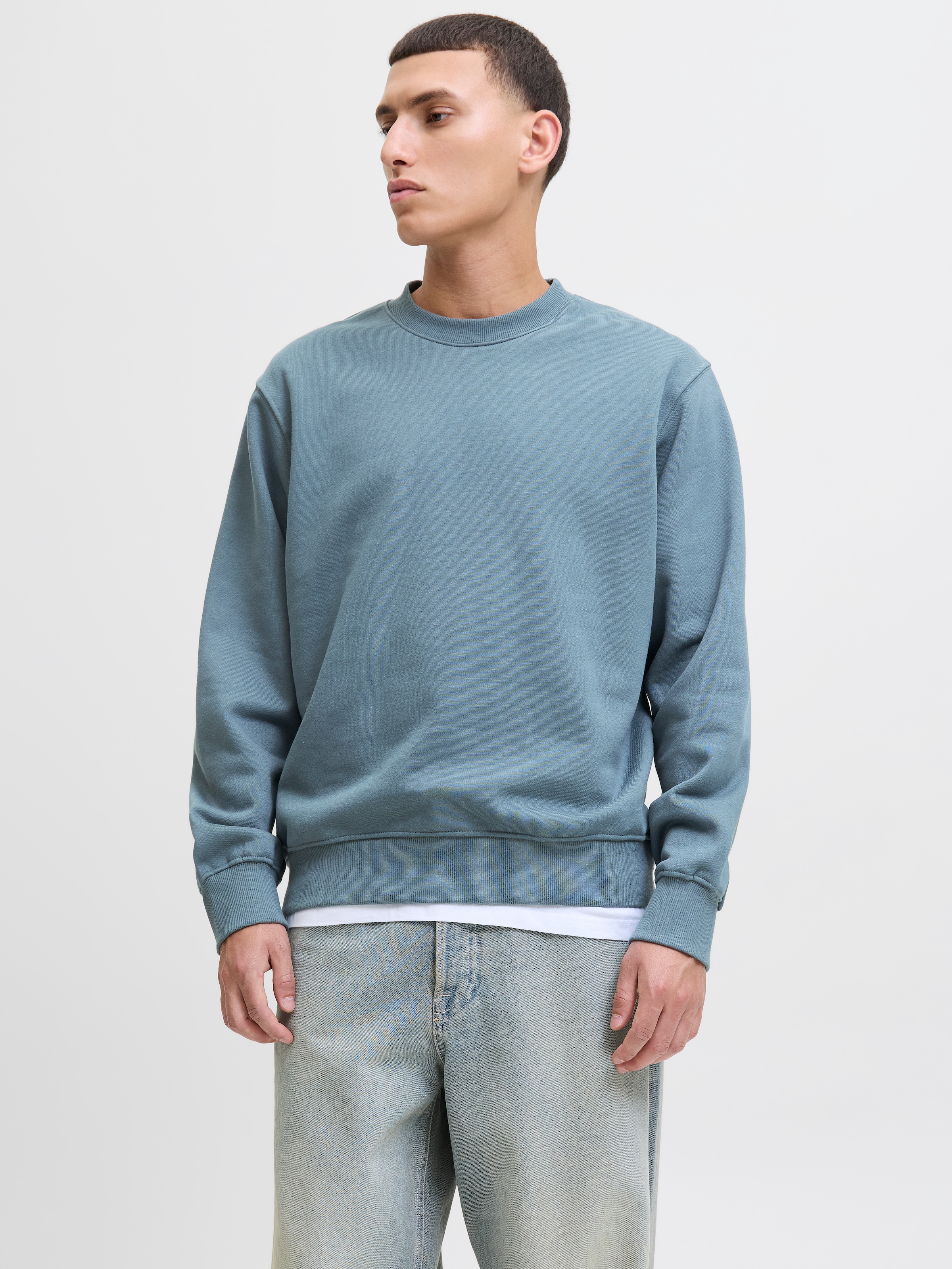 Jack & Jones Herren Sweatshirt JJEURBAN EDGE SWEAT CREW NECK - Relaxed Fit günstig online kaufen