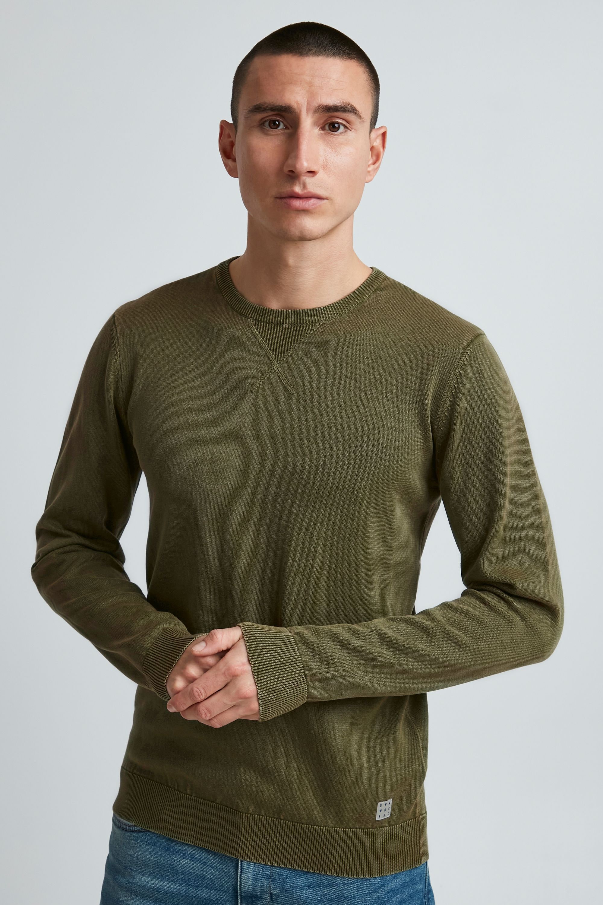 Blend Rundhalspullover "BHPullover", Stilvoller Feinstrick-Pullover mit Run günstig online kaufen