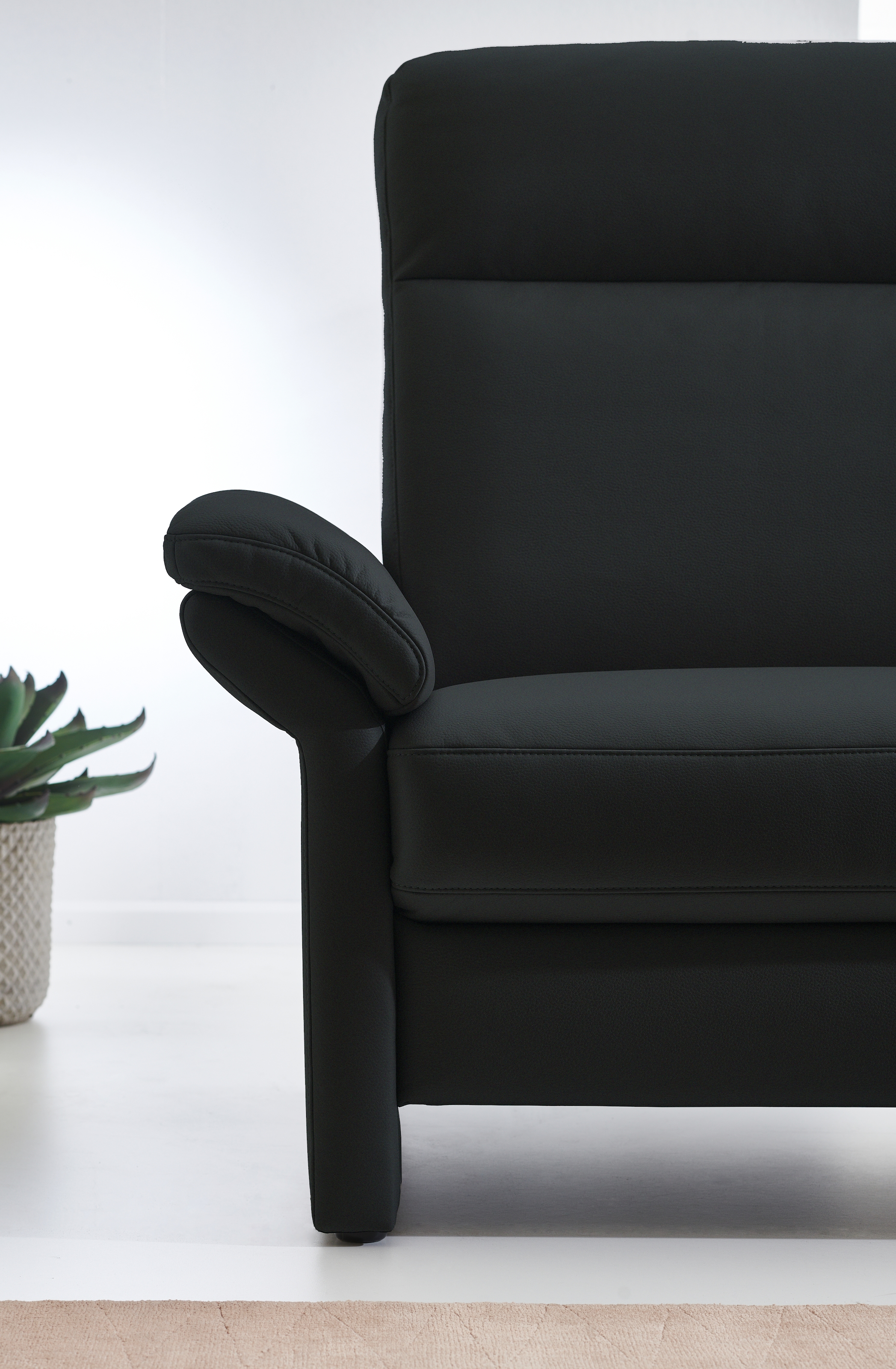 Places of Style 3-Sitzer »Senise, Breite 202 cm«, mit Armverstellung, Federkern