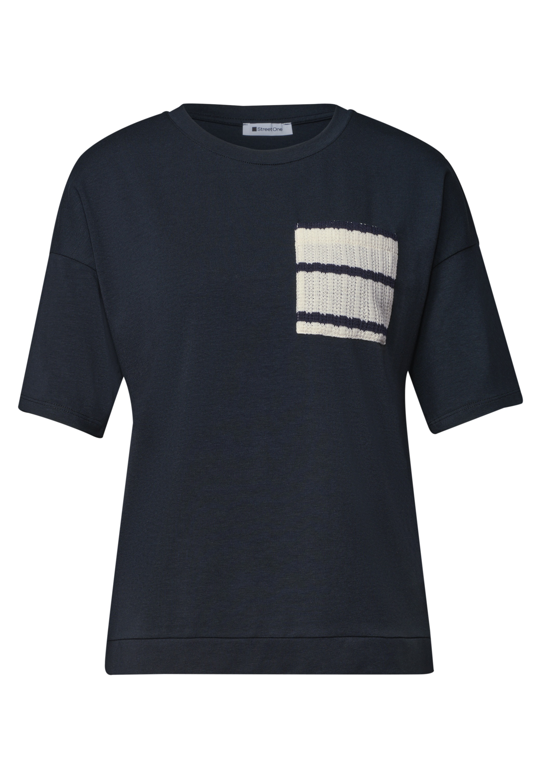 STREET ONE T-Shirt mit Rundhalsausschnitt
