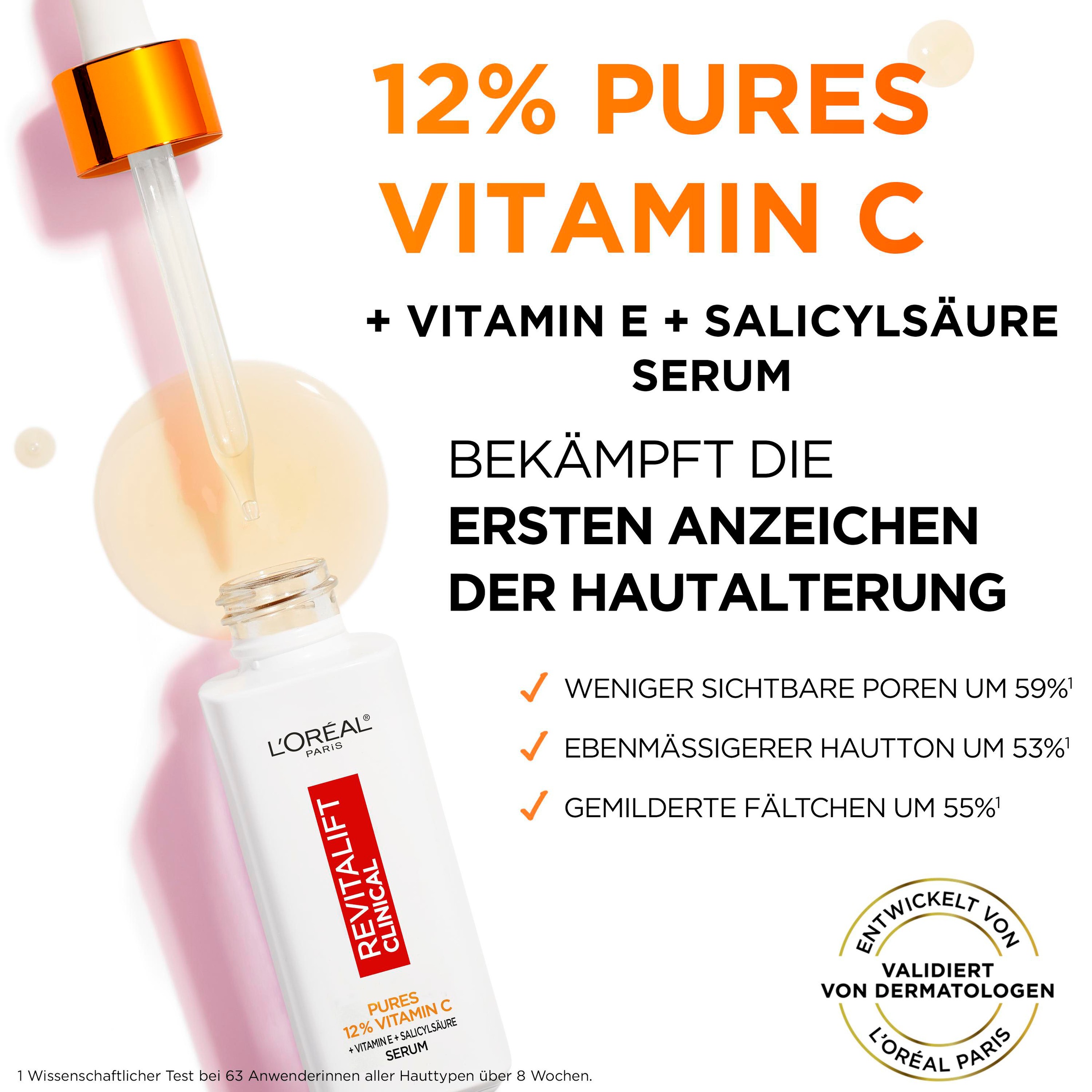 L'ORÉAL PARIS Gesichtspflege-Set »Revitalift Vitamin C Duo«, (Set, 2 tlg.), mit hoher Wirksamkeit