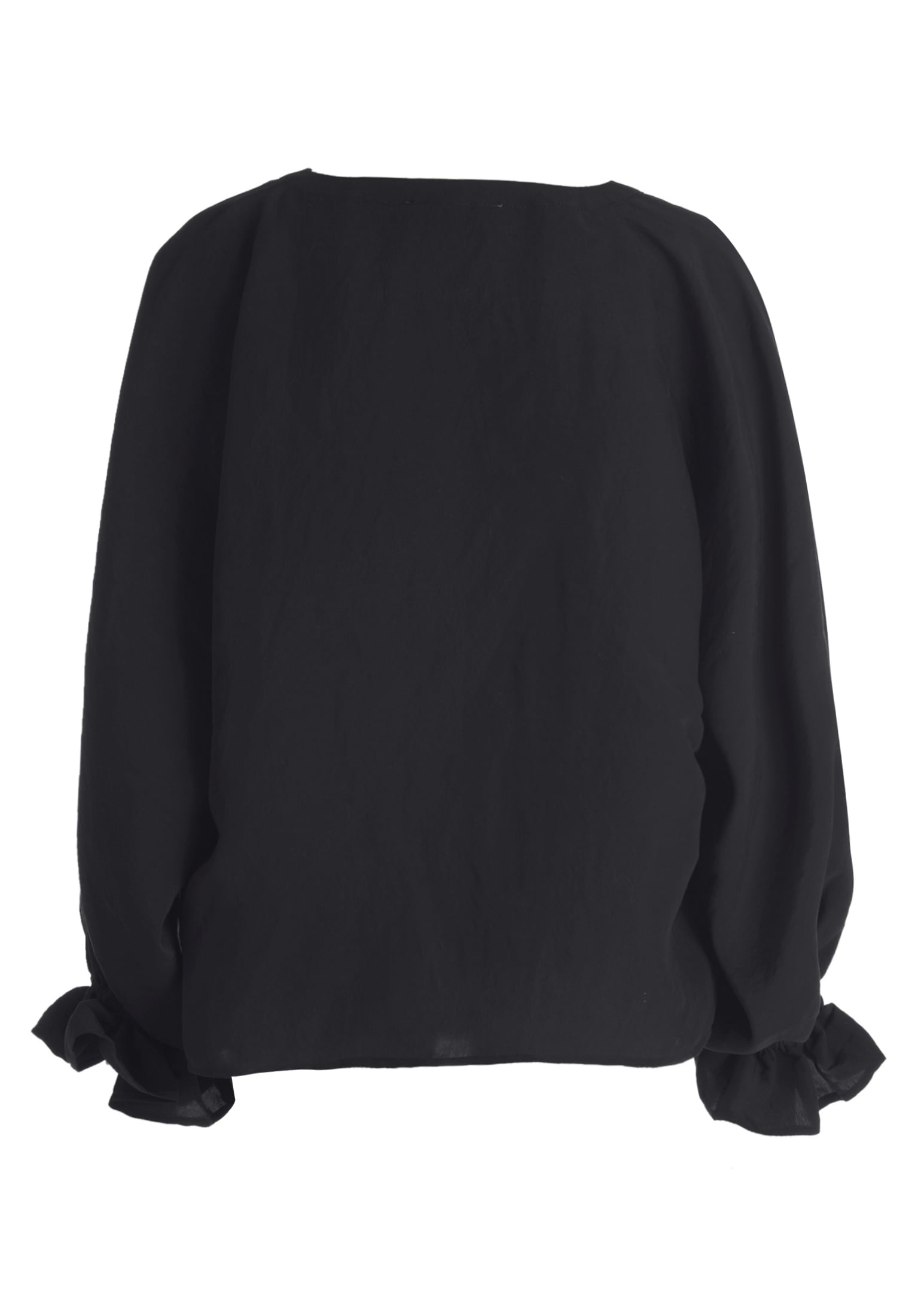 Cartoon Schlupfbluse »Damen mit Schleifenknoten«