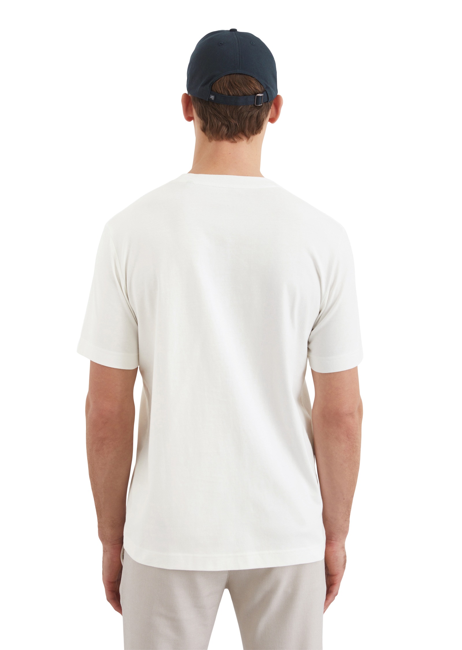 Marc OPolo T-Shirt markantes Logo in 3D-Optik auf der Brust günstig online kaufen