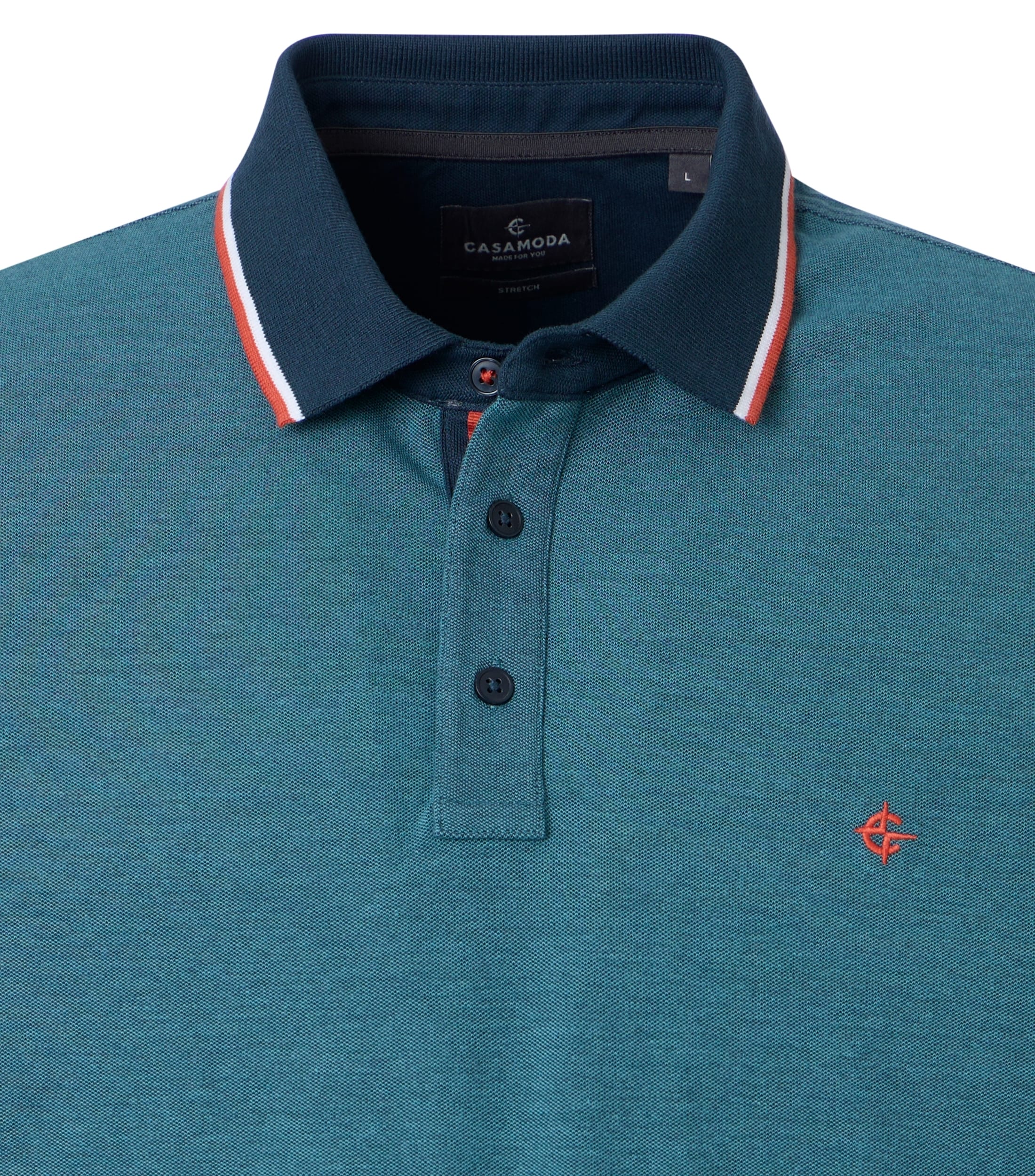 CASAMODA Poloshirt »CASAMODA Polo-Shirt uni«