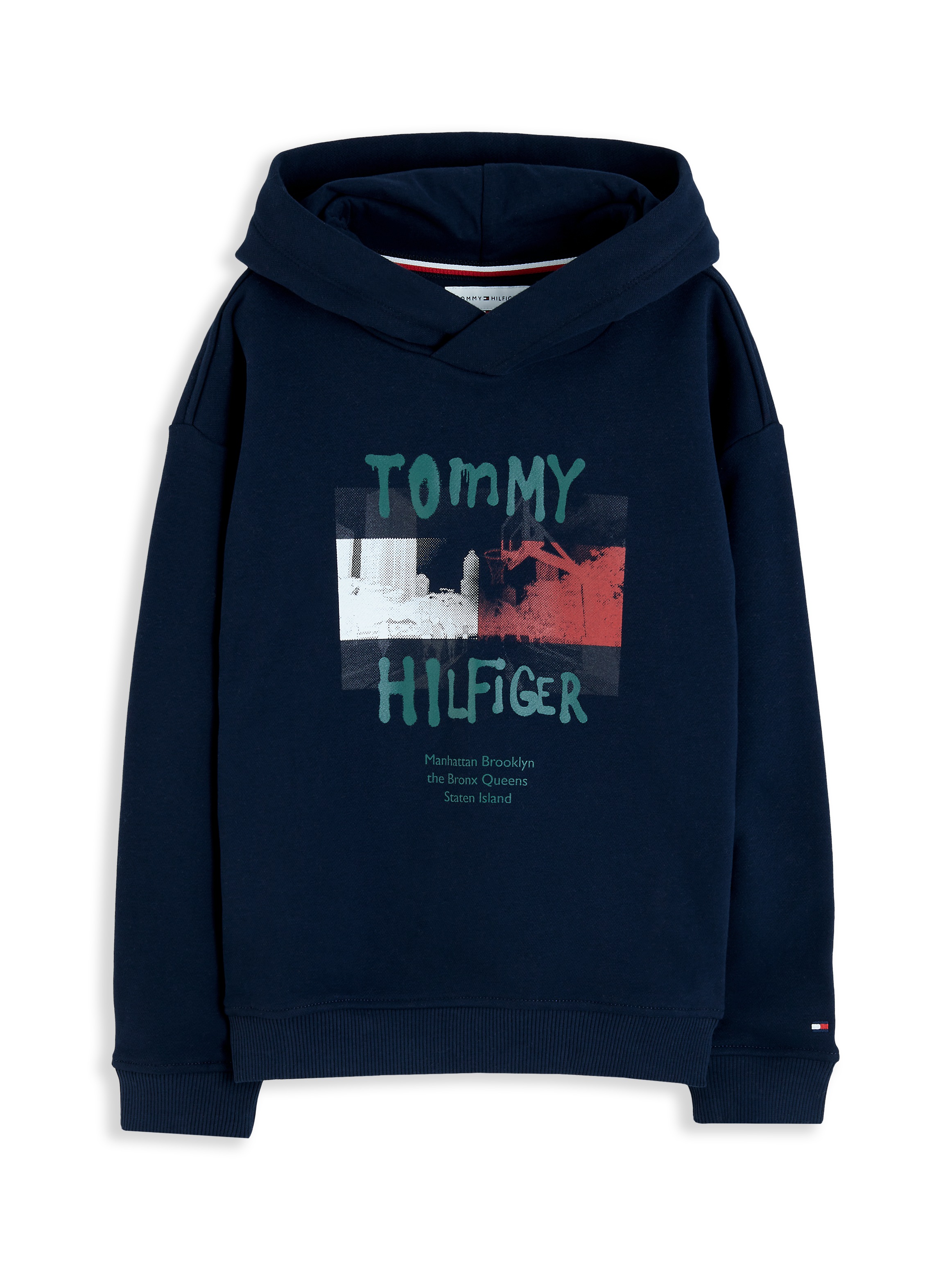 Tommy Hilfiger Kapuzensweatshirt »FLAG GRAFITTI«, Regular Fit, für Kinder bis 16 Jahre
