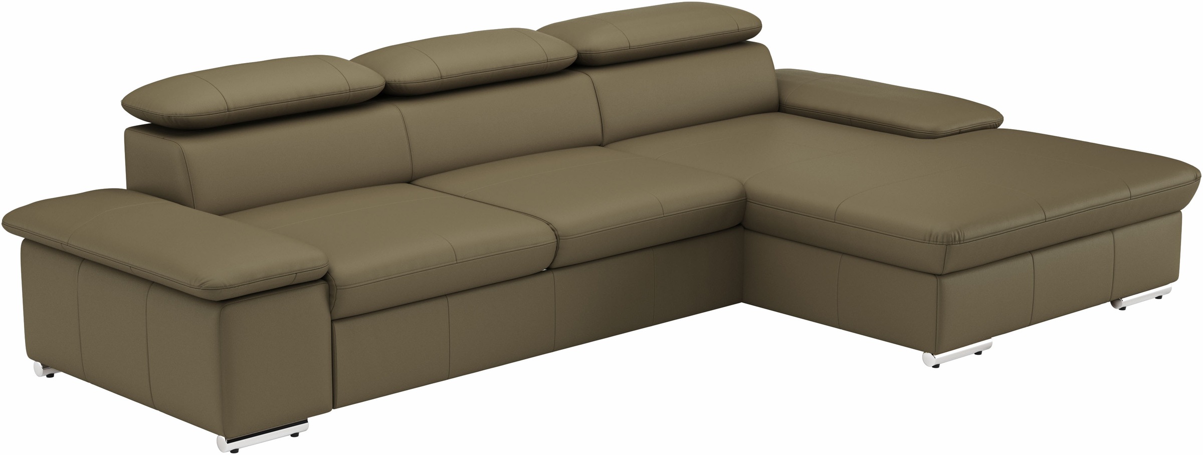 Thumbnail - sit&more Ecksofa "Valantine L-Form", inkl. Kopf- und Armteilverstellung, wahlweise mit Bettfunktion