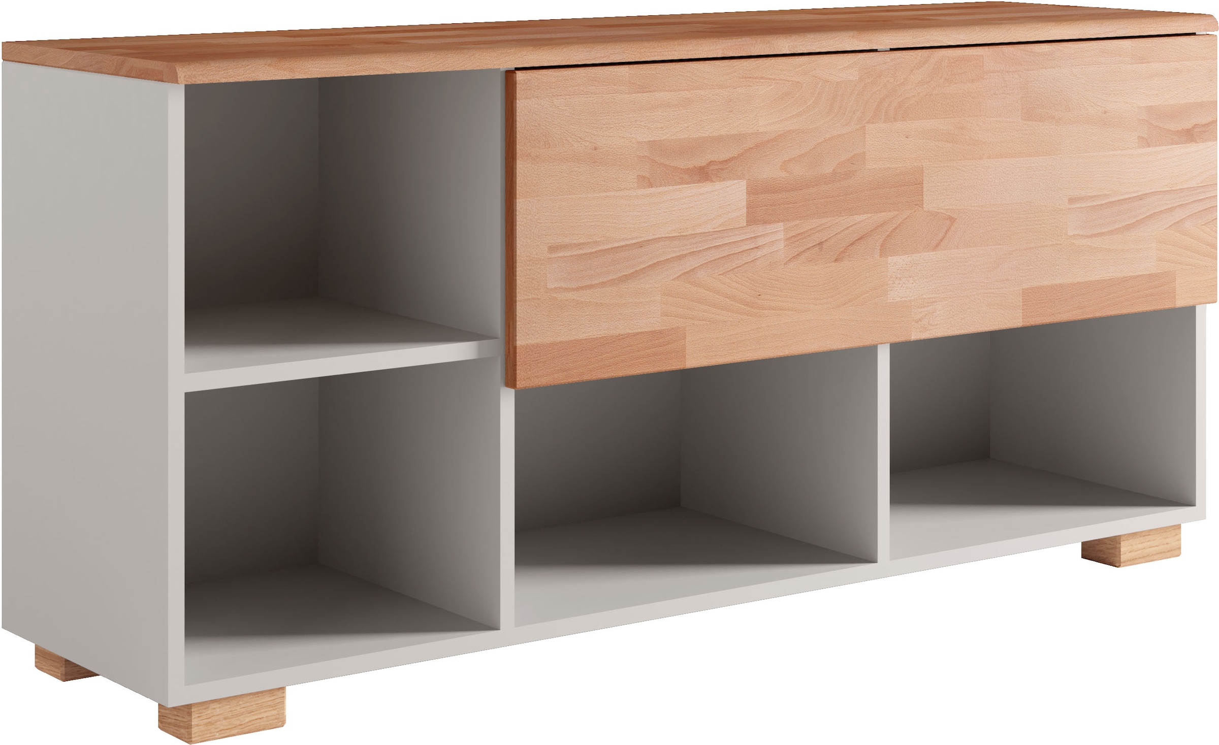 OTTO home Lowboard "Citra teilmassiv" Höhe 45cm,moderne grifflose Optik mit günstig online kaufen
