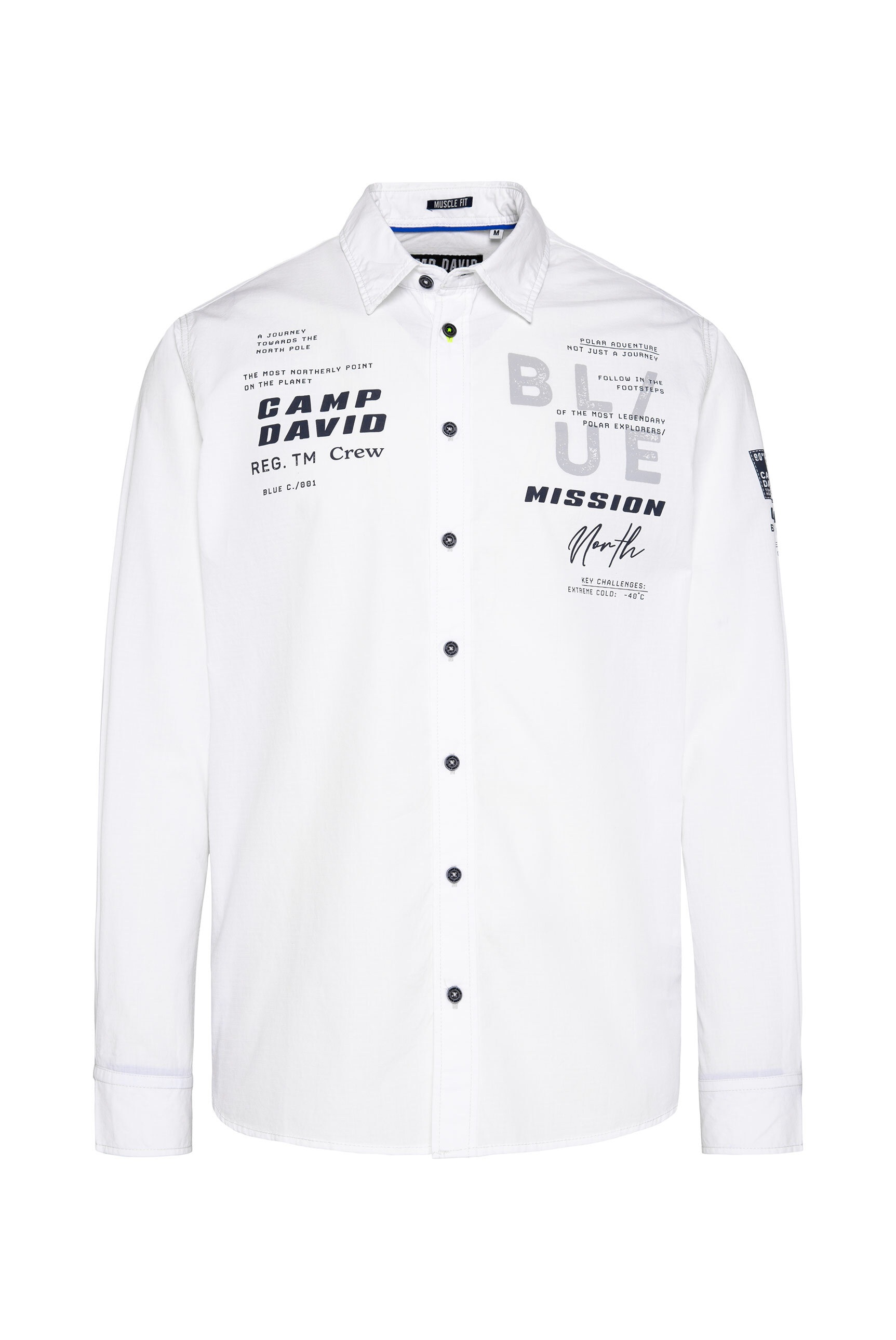 CAMP DAVID Langarmhemd, aus Baumwolle günstig online kaufen