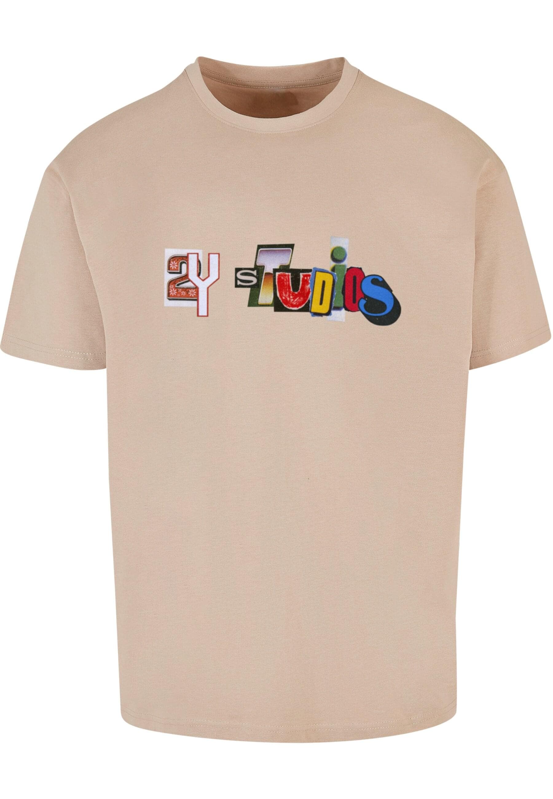 2Y Studios T-Shirt "2Y Studios Herren RANSOM NOTE LOGO TEE" 1 Stk. tlg. günstig online kaufen