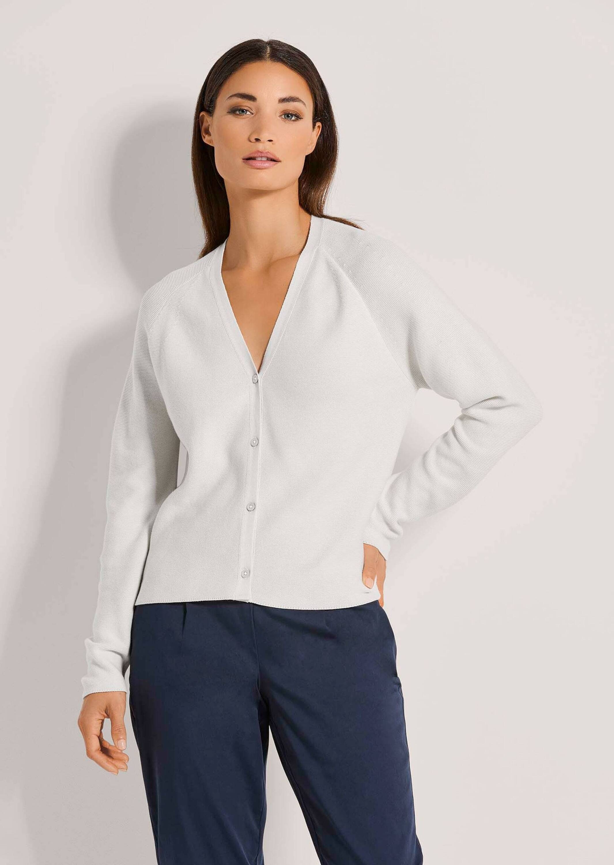 MADELEINE Strickjacke "Strickjacke Strickjacke mit V-Ausschnitt" günstig online kaufen