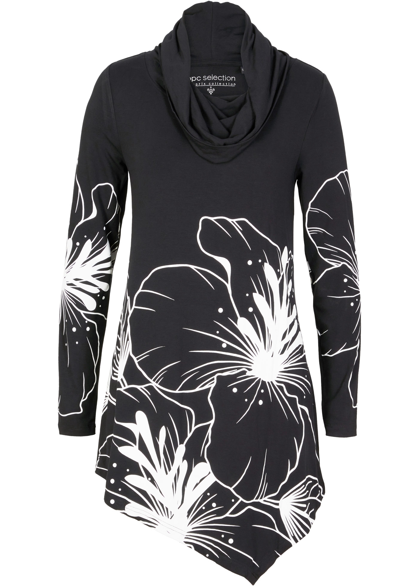 bonprix Longshirt , Longshirt mit Rollkragen
