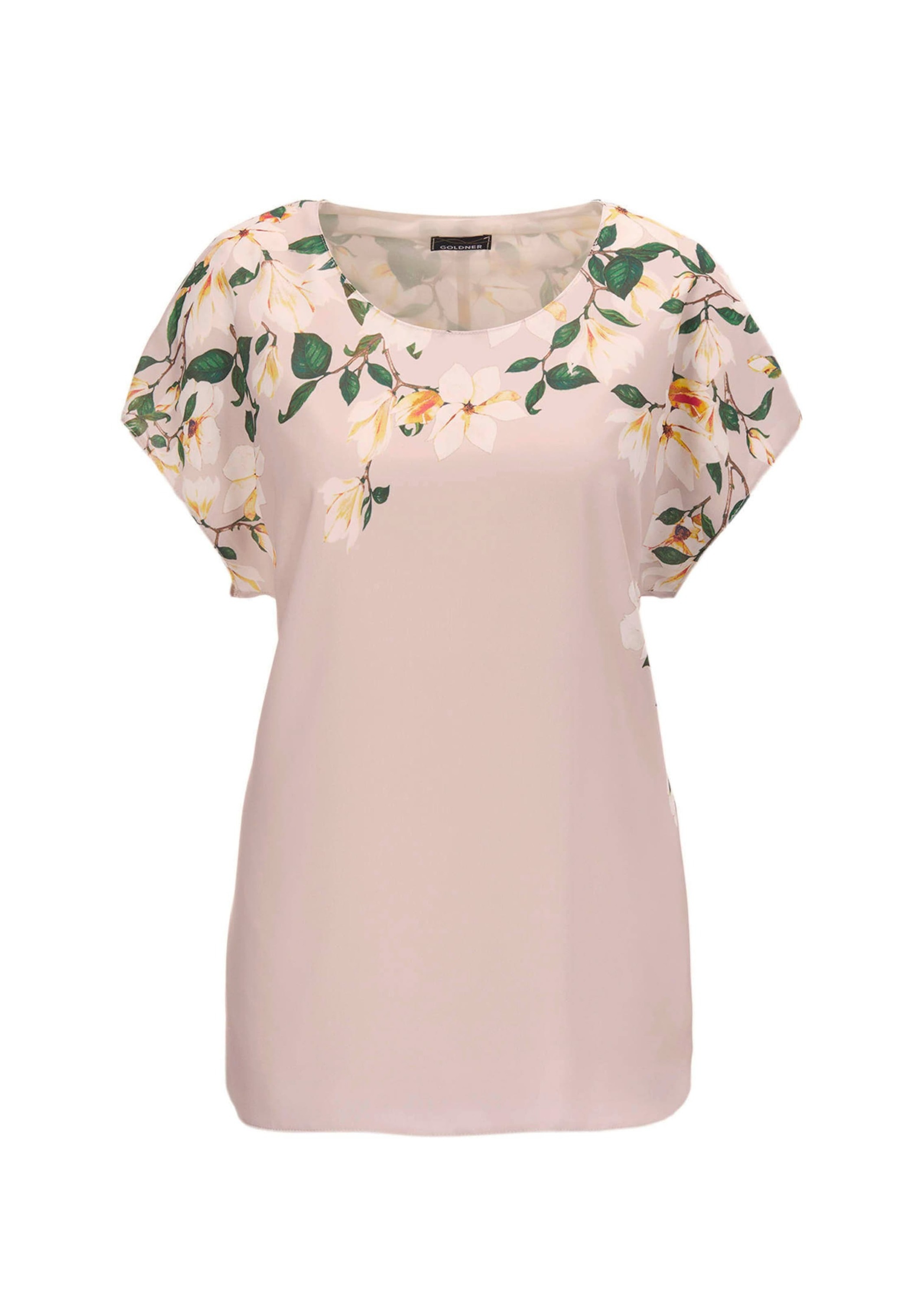 GOLDNER Chiffonbluse "Luftige Chiffonbluse mit floralem Druck" blickdicht u günstig online kaufen