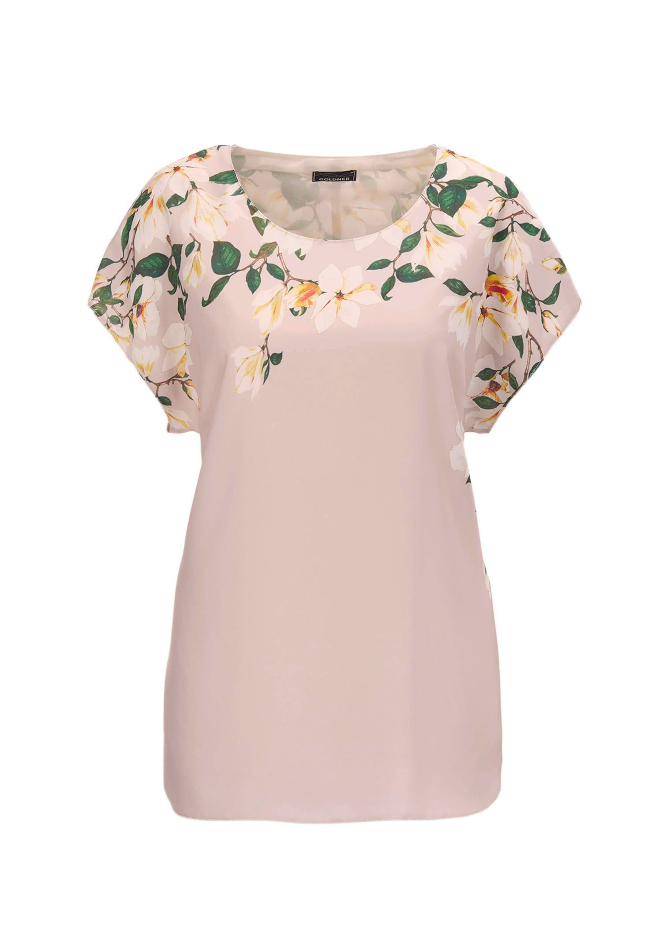 GOLDNER Chiffonbluse "Luftige Chiffonbluse mit floralem Druck" günstig online kaufen