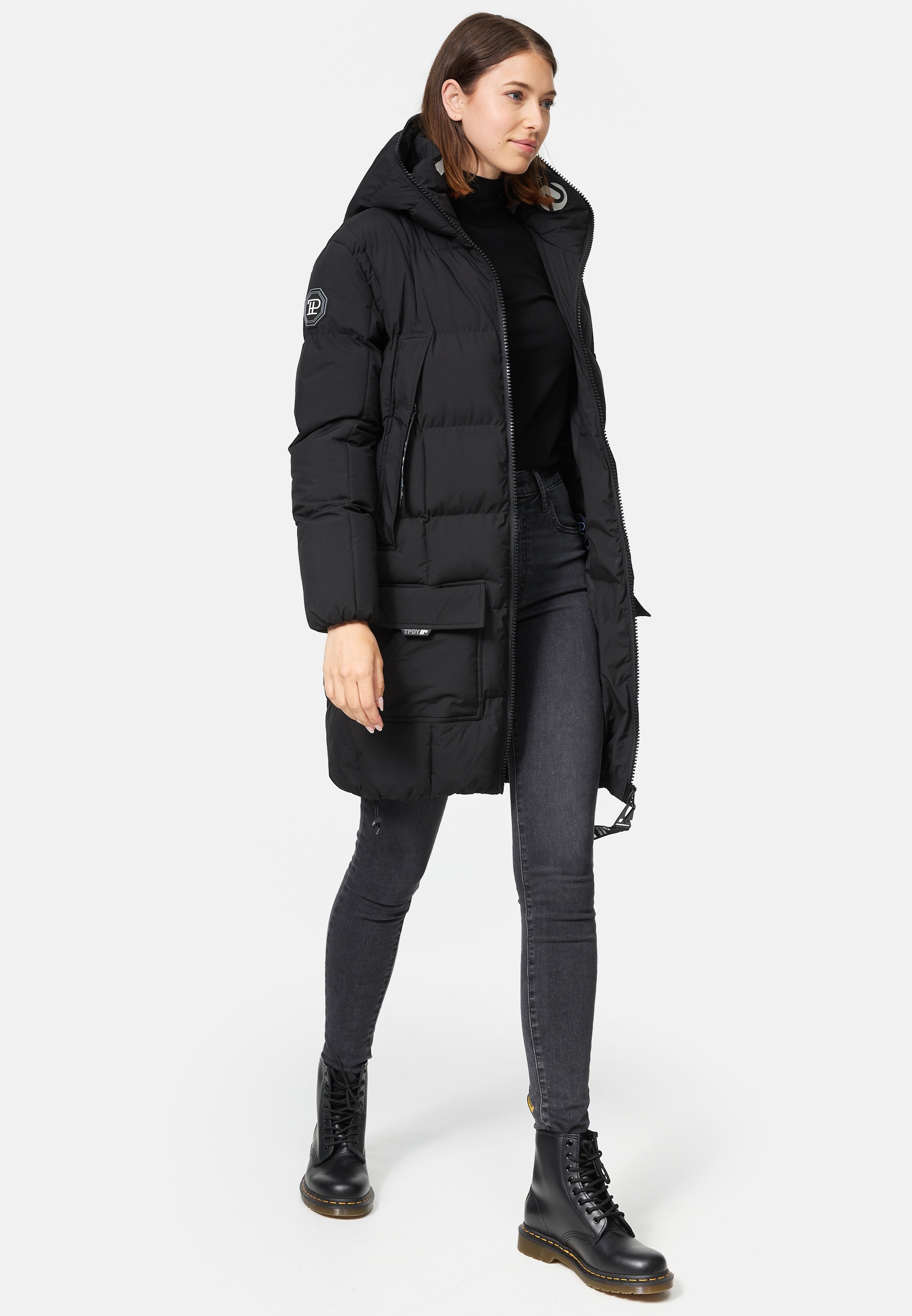trueprodigy Winterjacke »Willo F Reflektierender Innenkragen« mit Kapuze