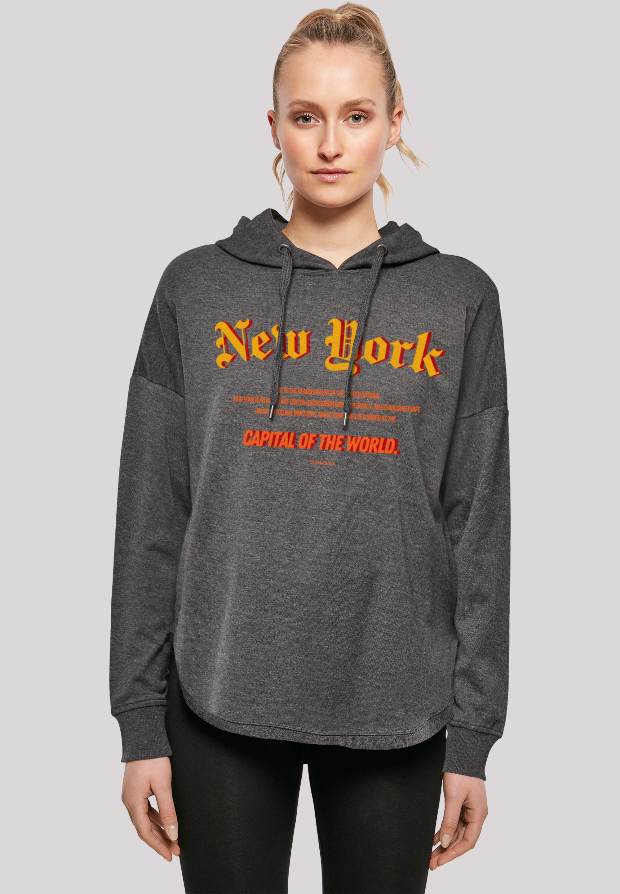 F4NT4STIC Kapuzenpullover "New York OVERSIZE HOODIE", Print