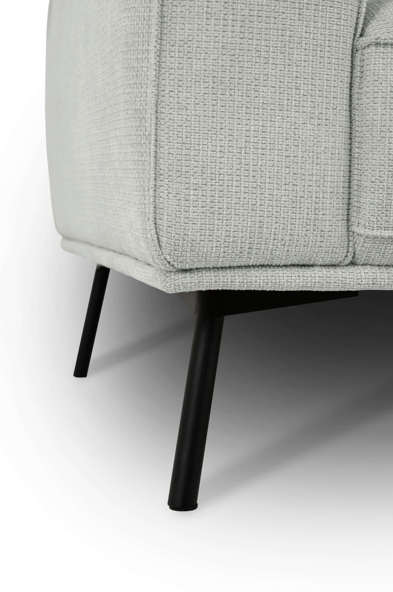 andas Ecksofa »Vosby«, Breite 260 cm, Chenille, mit dekorativer Kedernaht