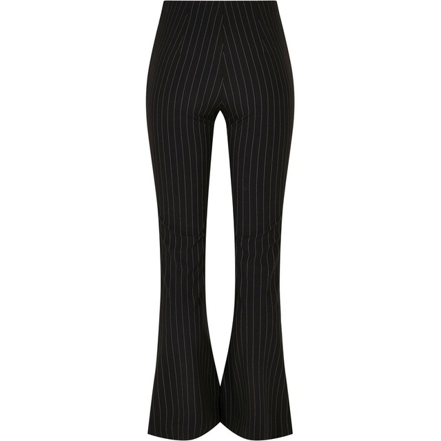 URBAN CLASSICS Stoffhose »Damen Ladies Flared Pin Stripe Pants«, (1 tlg.)  online bestellen | BAUR