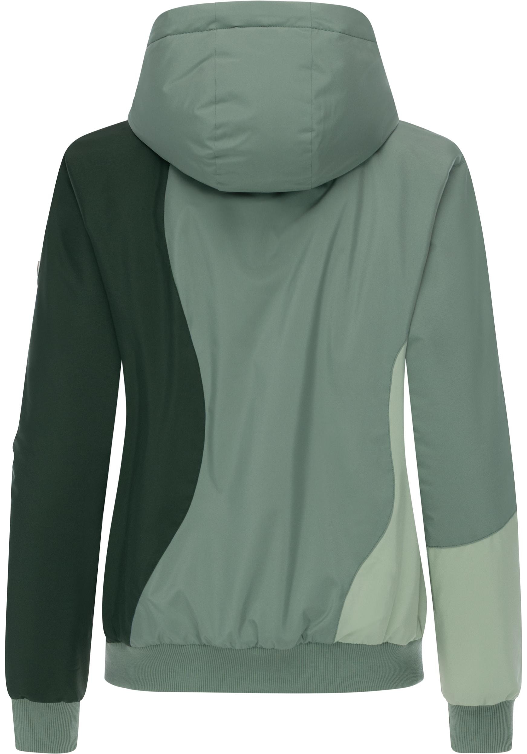 Ragwear Bomberjacke »Oggie Block Warm YOUMODO«, mit Kapuze, Wasserdichte Outdoorjacke mit Kapuze
