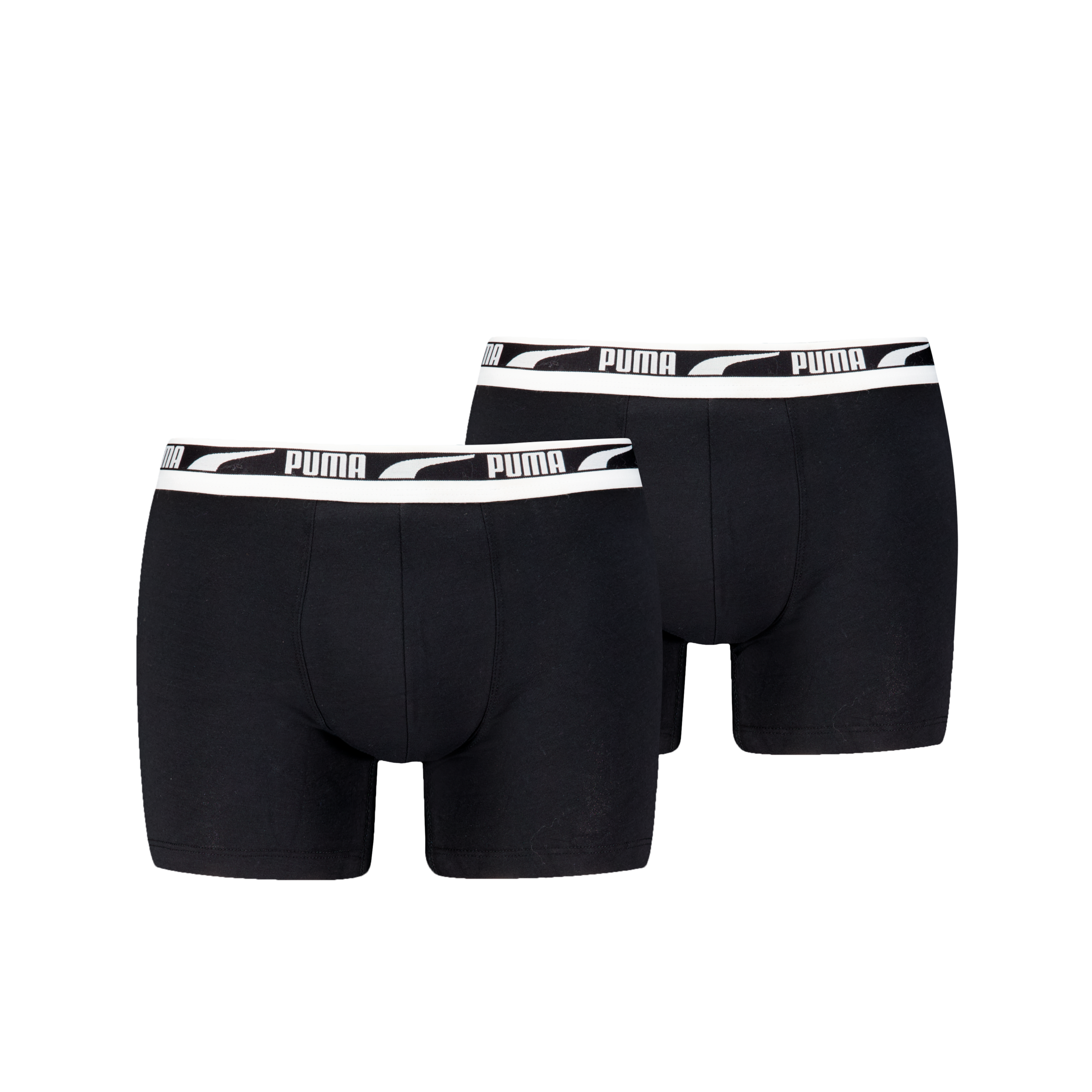 PUMA Boxershorts "PUMA MEN EVERYDAY MULTI LOGO BOXERS 2P" Komfortabler Logobund
