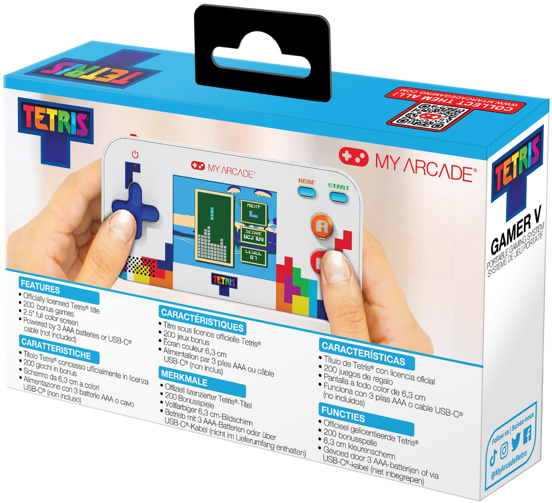 ATARI Retro Konsole »Gamer V Tetris«