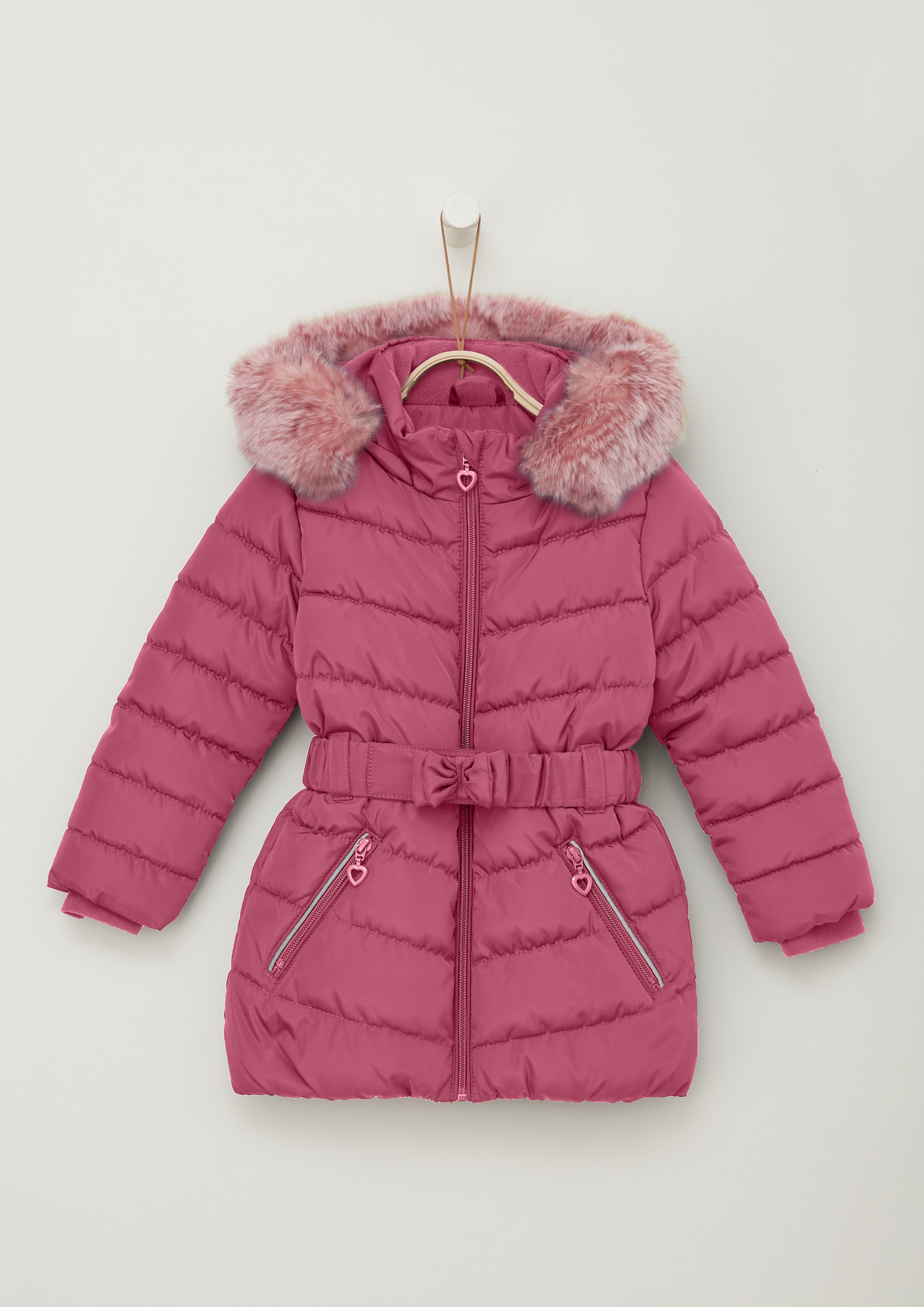 Kapuze, mit s.Oliver Junior BAUR Steppjacke, bestellen Print-Detail mit |