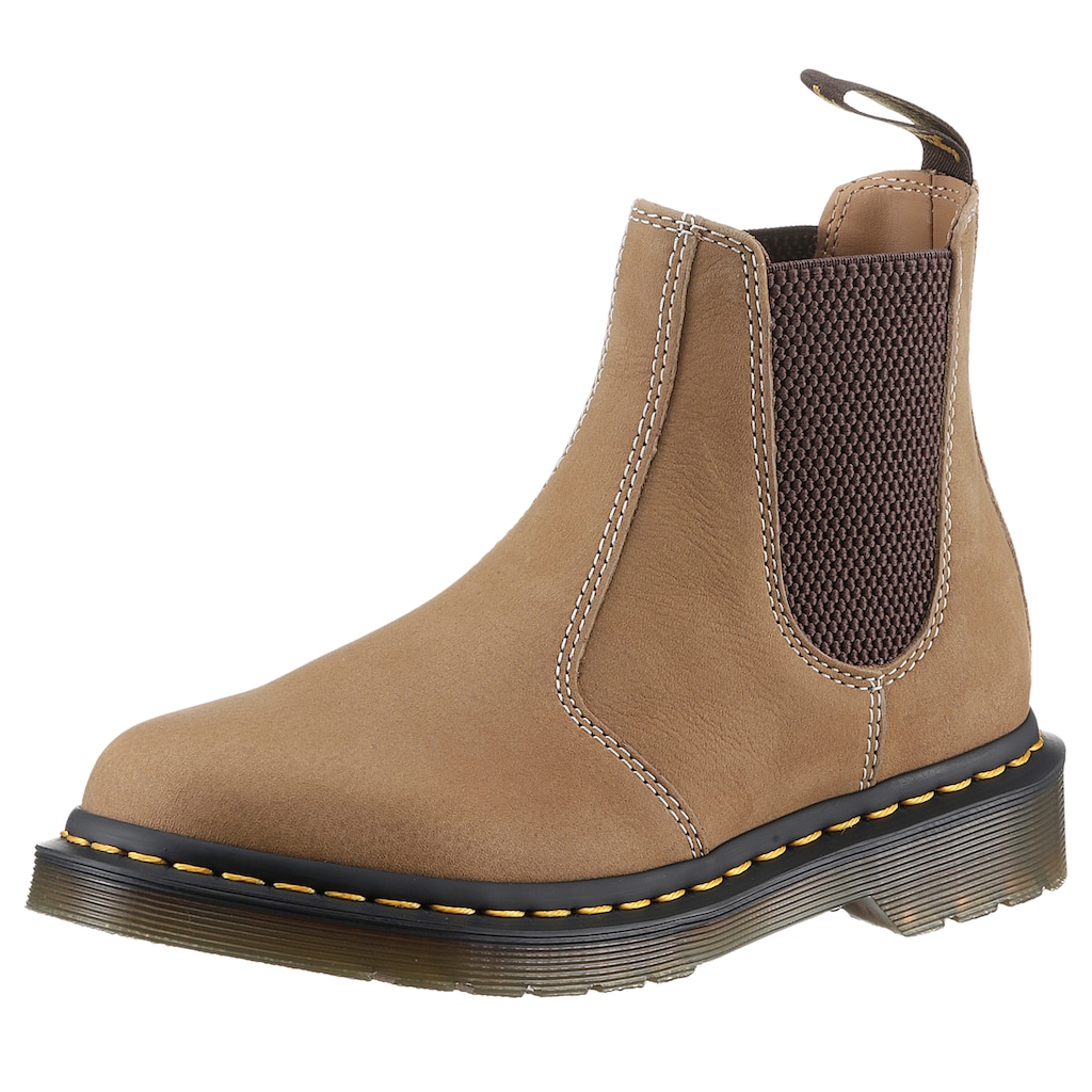 DR. MARTENS Chelseaboots »2976«, Blockabsatz, Streetwear, Schlupfschuh, Ankleboots, Stretcheinsatz