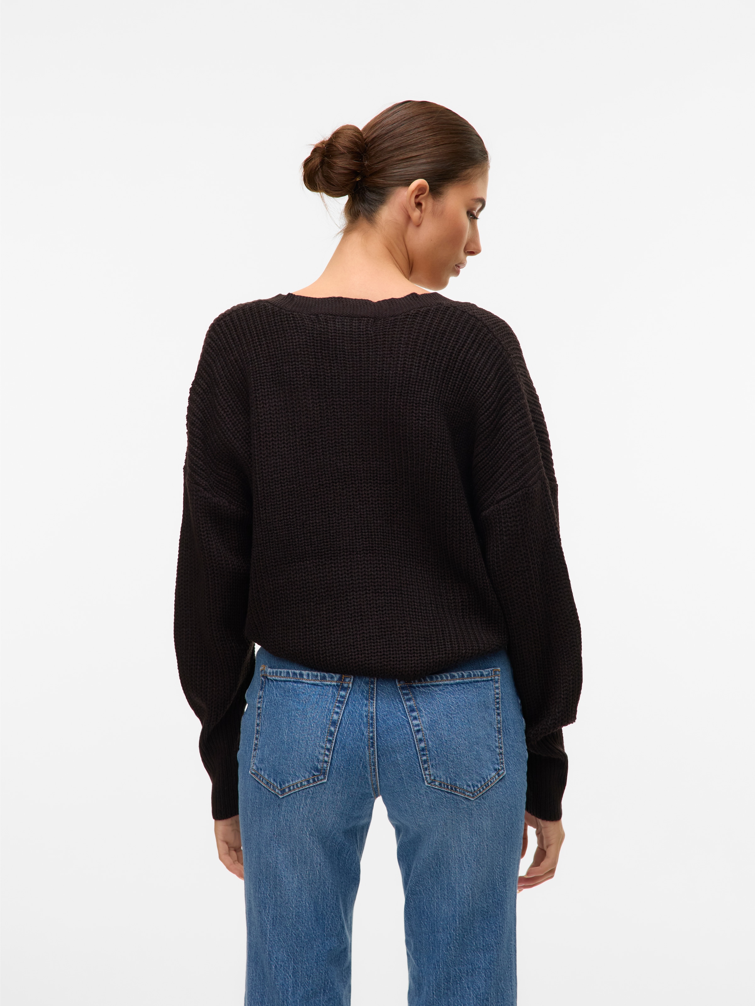 Vero Moda Strickjacke »VMLEA LS V-NECK CUFF CARDIGAN«