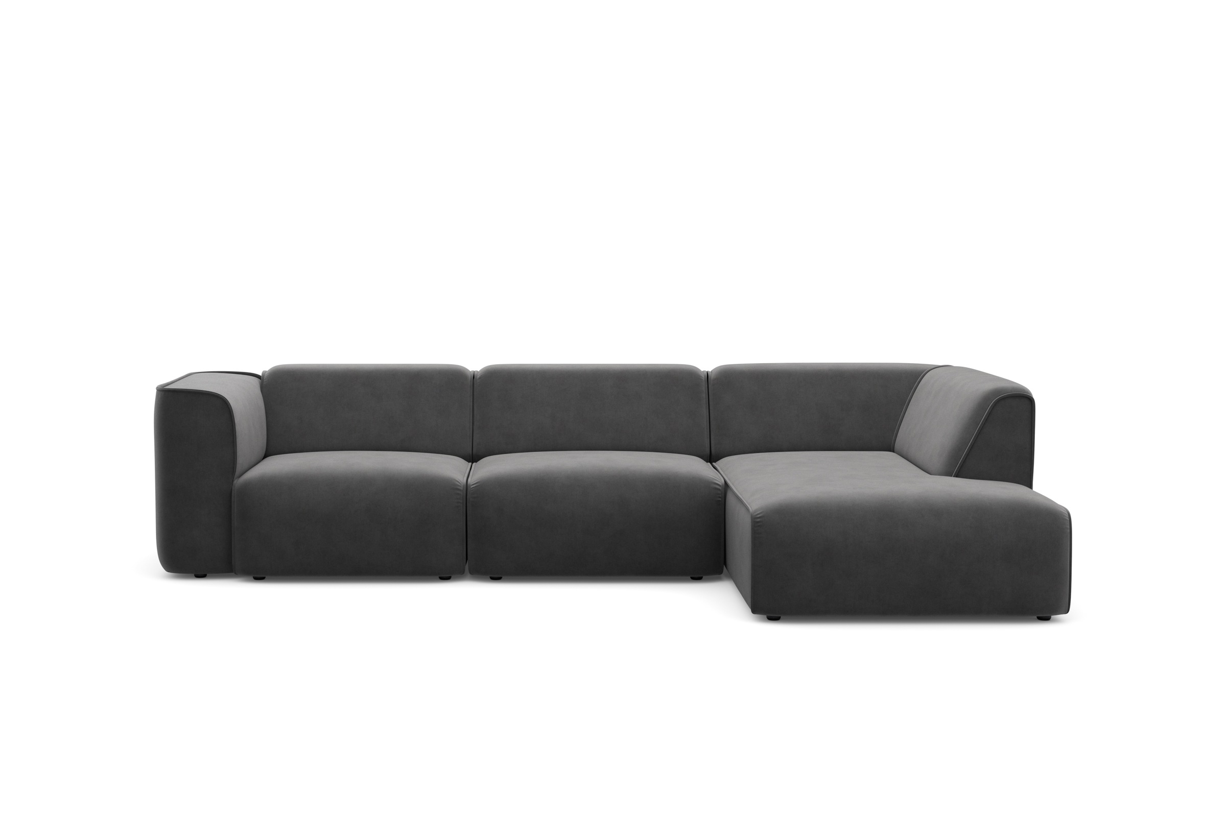 OTTO home Ecksofa "Merid L-Form, jederzeit durch Module erweiterbar, B/T/H: günstig online kaufen