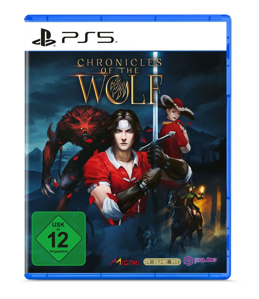 PQUBE Spielesoftware "Chronicles of the Wolf", PlayStation 5, transparent, Spielesoftware