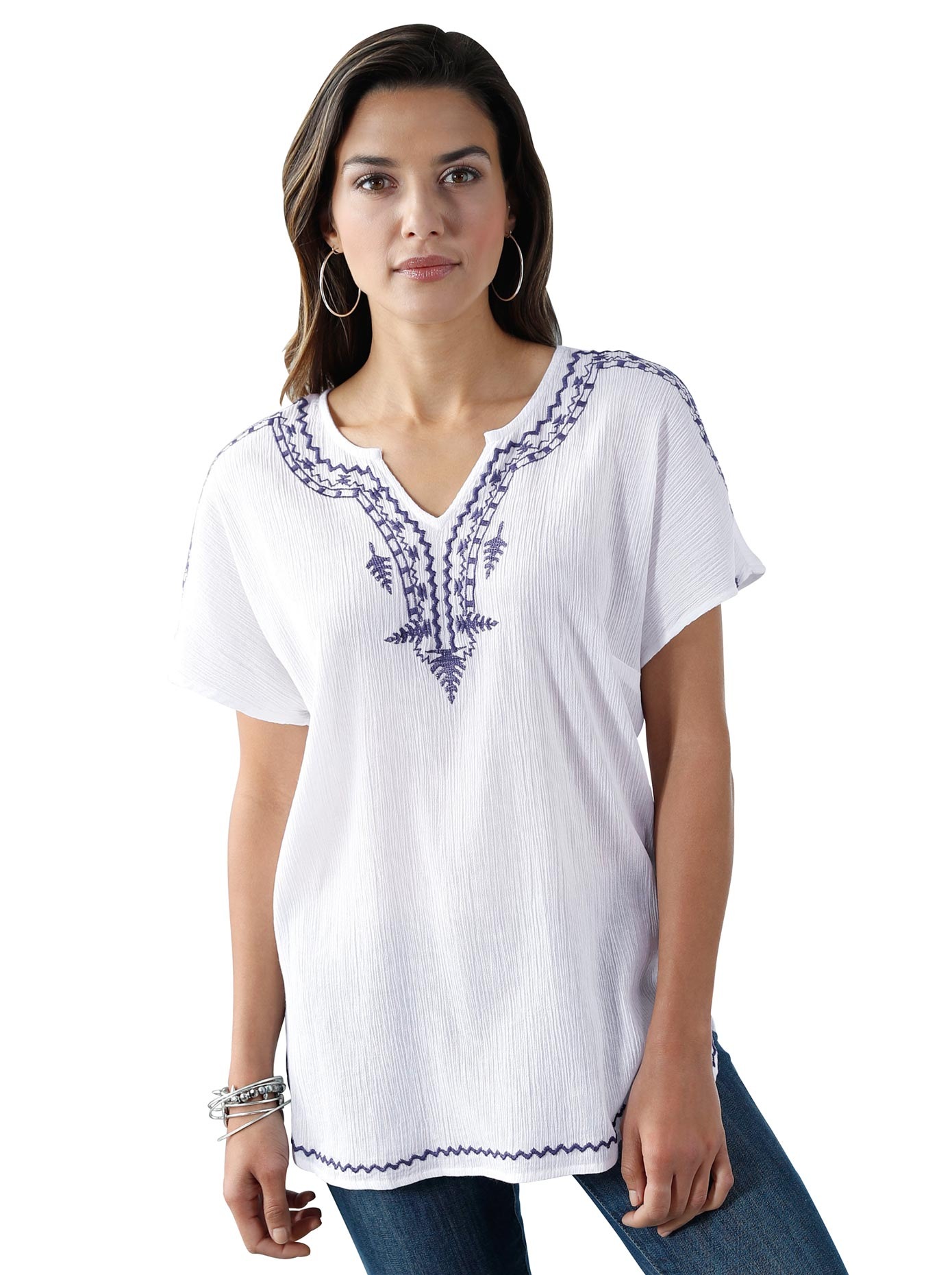 Classic Basics Kurzarmbluse