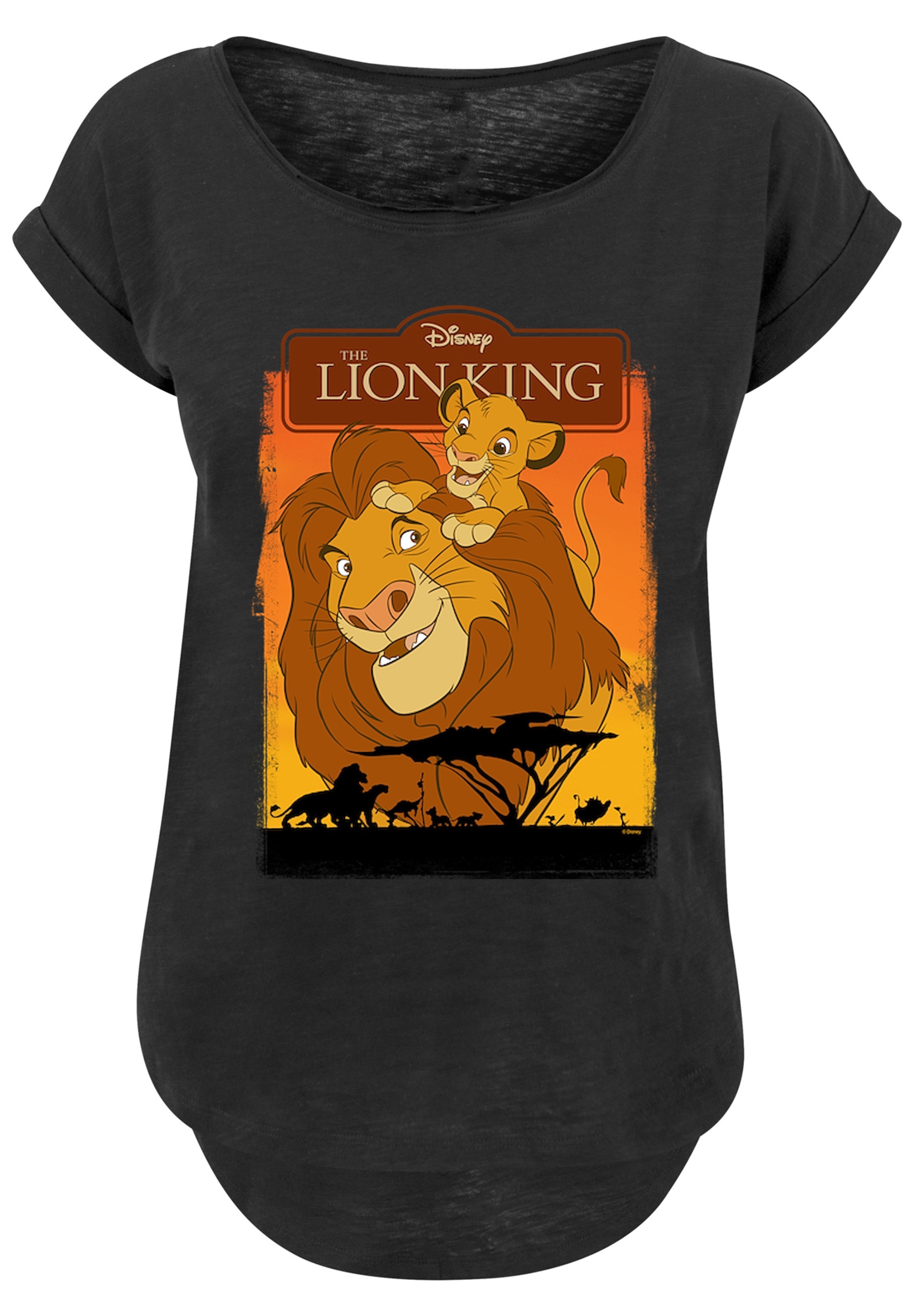 F4NT4STIC T-Shirt »' König der Löwen Simba und Mufasa'« Print