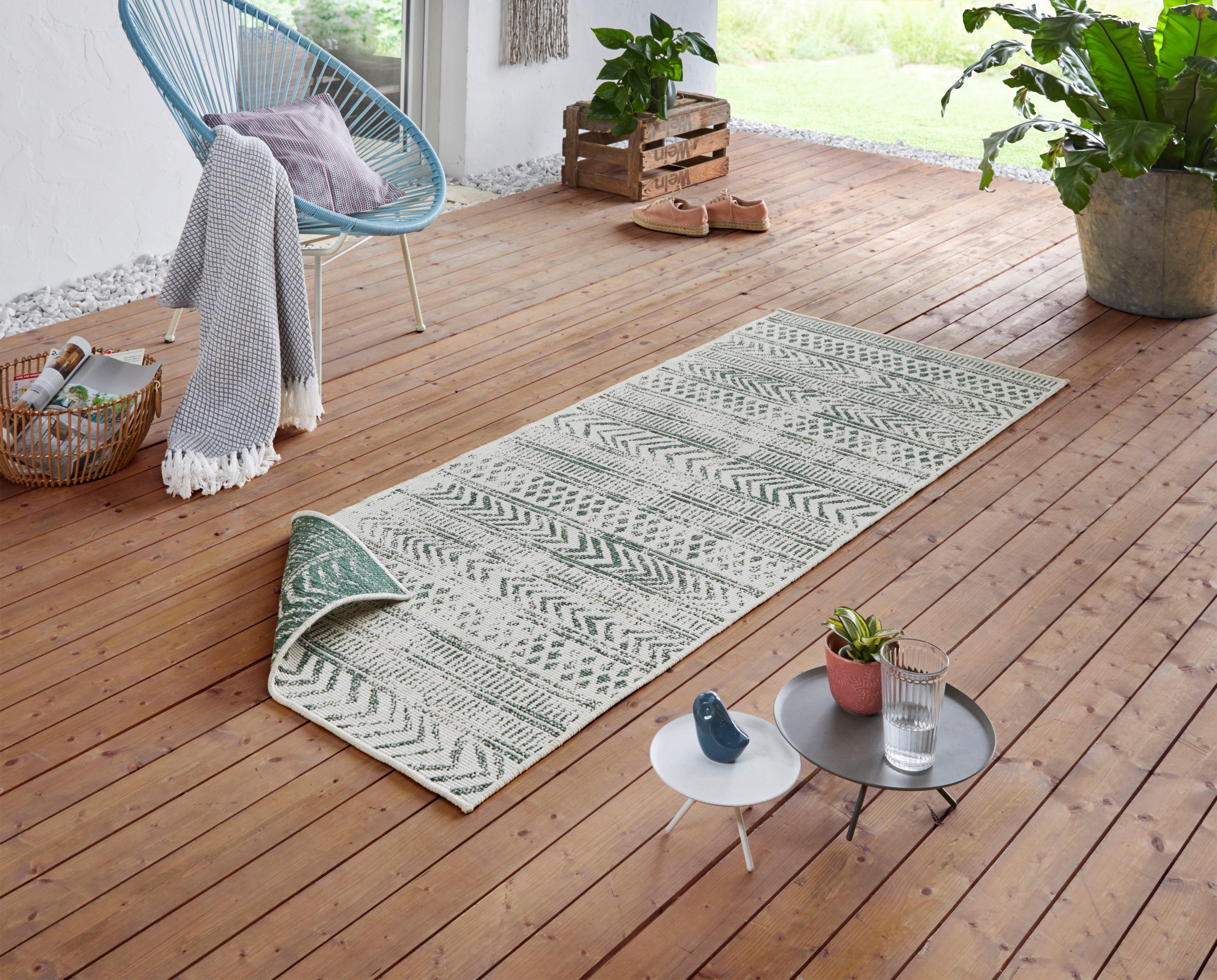 HANSE Home "BIRI Wendeteppich" rechteckig 5 mm Höhe In-& Outdoor, Wetterfest, Balkon, Läufer, Wohnzimmer, Wasserfest, Boho