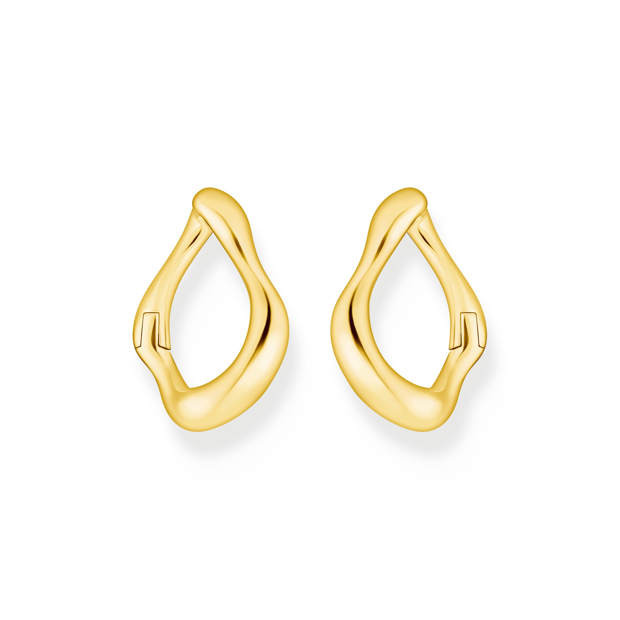THOMAS SABO Paar Creolen »Natural Beauty Creolen klein, Bold Elegance, CR754-413-39«