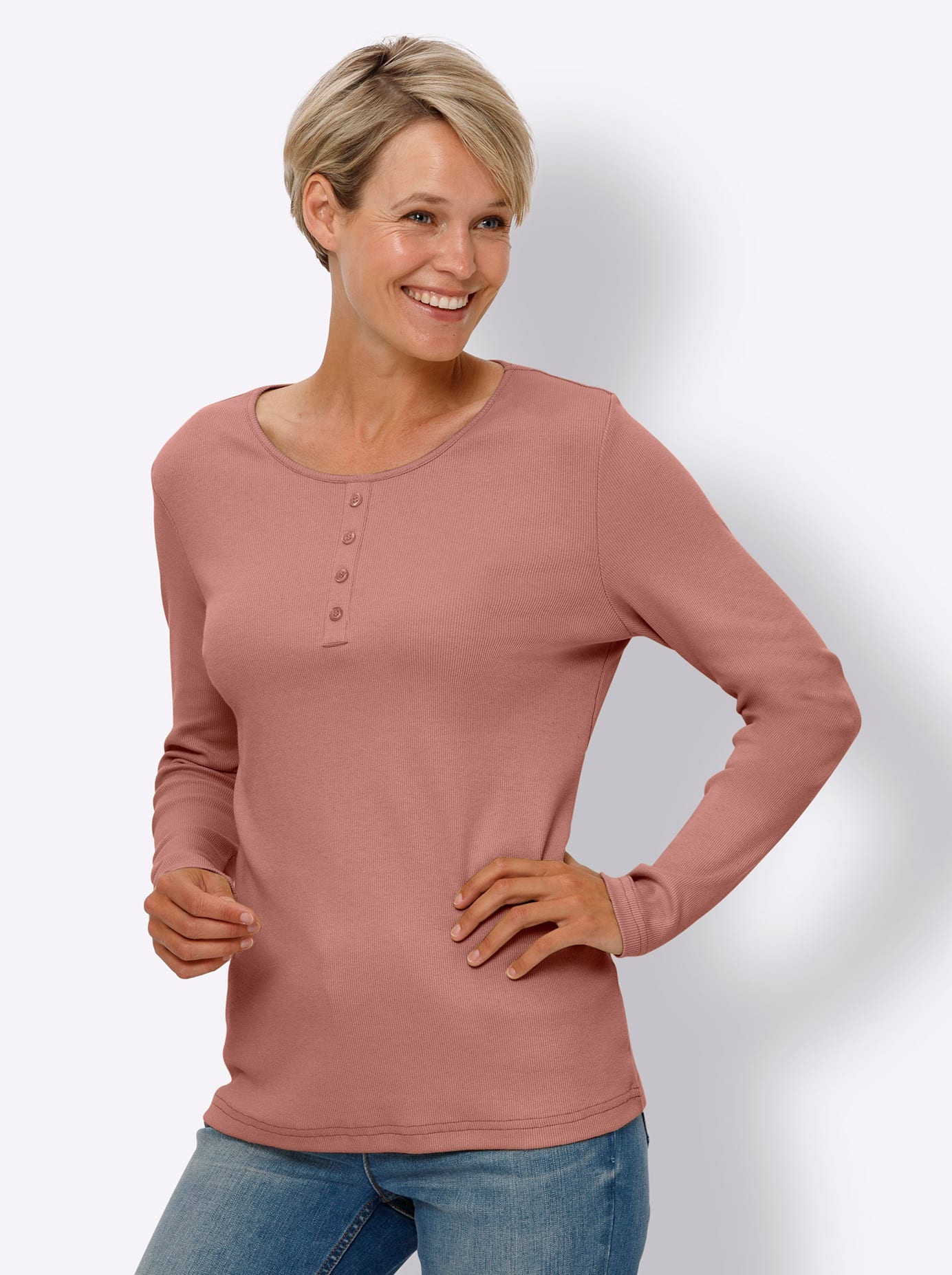 Classic Basics Langarmshirt "Langarm-Shirt", 1 Stk. günstig online kaufen