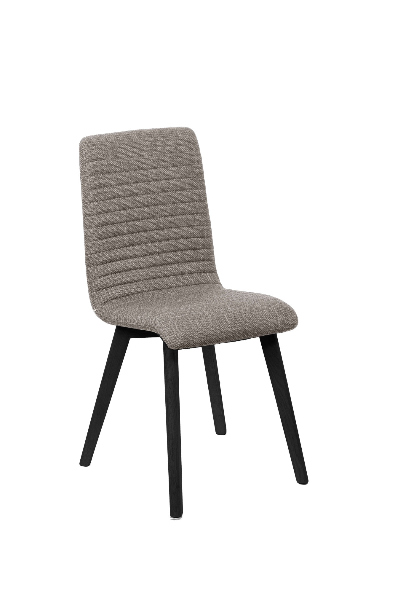 Home affaire 4-Fußstuhl »Arosa Esszimmerstuhl, Polsterstuhl, Küchenstuhl, Speisestuhl, Essstuhl«, (Set), 2 St., Chenille, 2er-Set, Beine aus Massivholz Eiche oder Buche, mit gestepptem Stoff