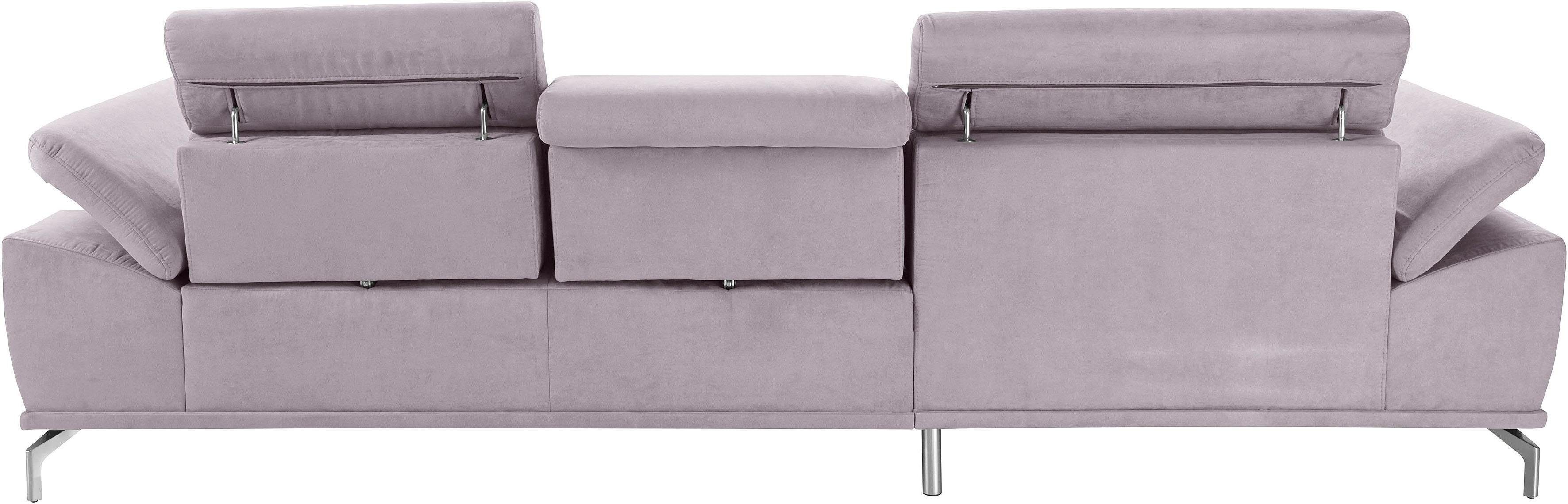 Thumbnail - sit&more Ecksofa "Scorpio L-Form" inklusive Sitztiefenverstellung, wahlweise mit Kopfverstellung